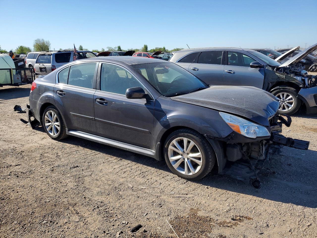 2013 Subaru Legacy 2.5i Limited Gray vin: 4S3BMCK61D3004286