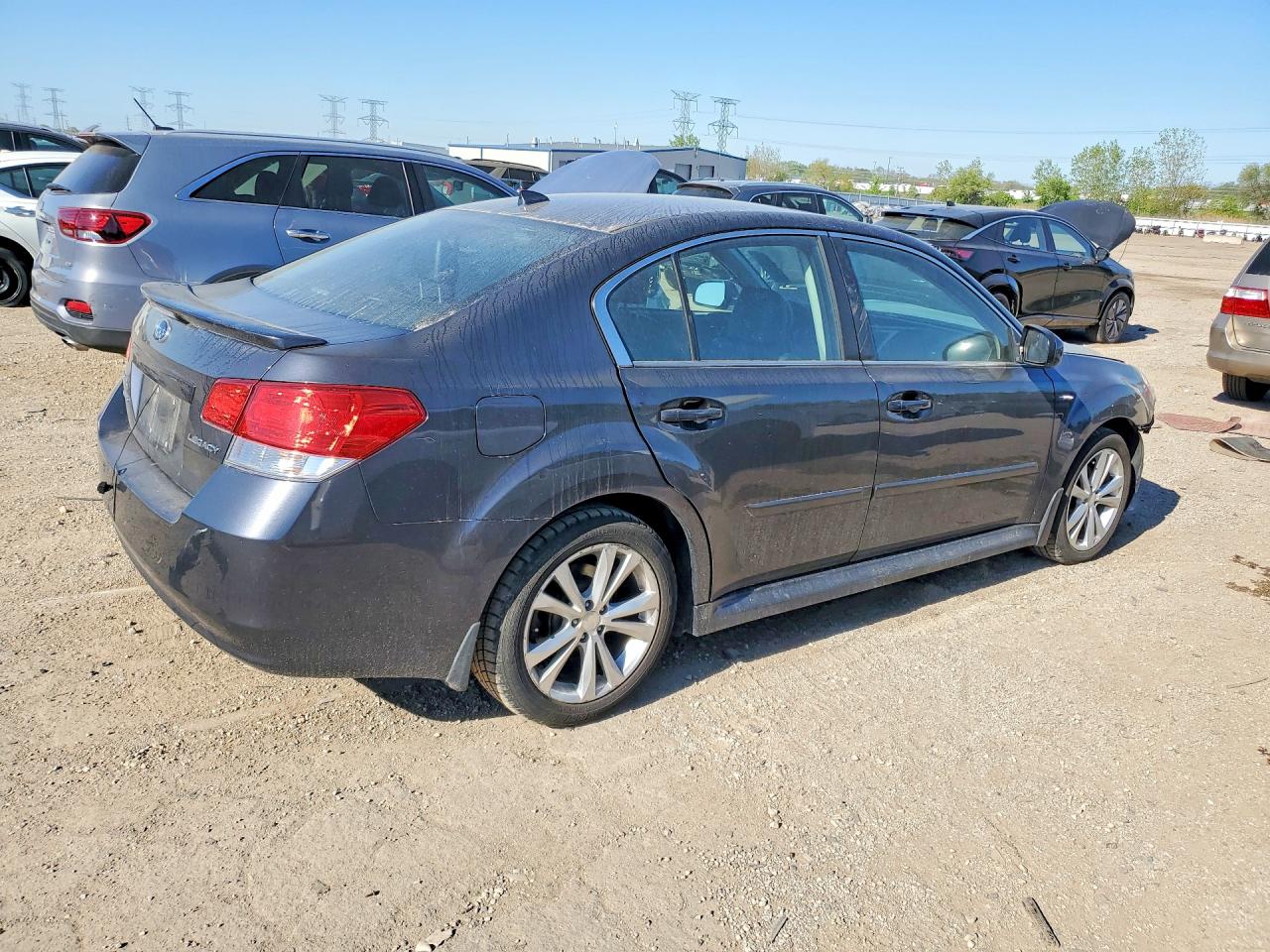 2013 Subaru Legacy 2.5i Limited Gray vin: 4S3BMCK61D3004286