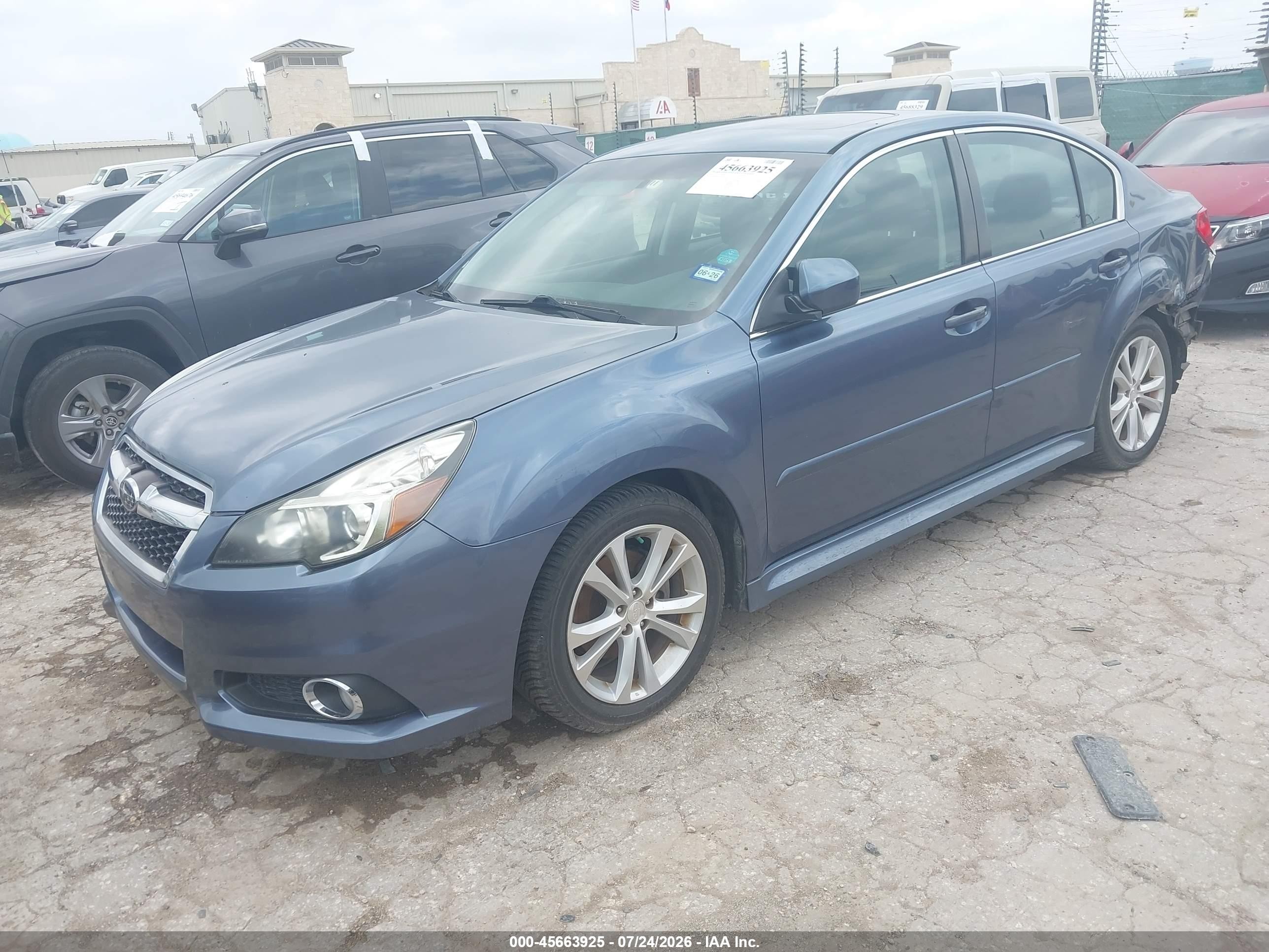 2013 Subaru Legacy 2.5i Limited Blue vin: 4S3BMCK62D3005656