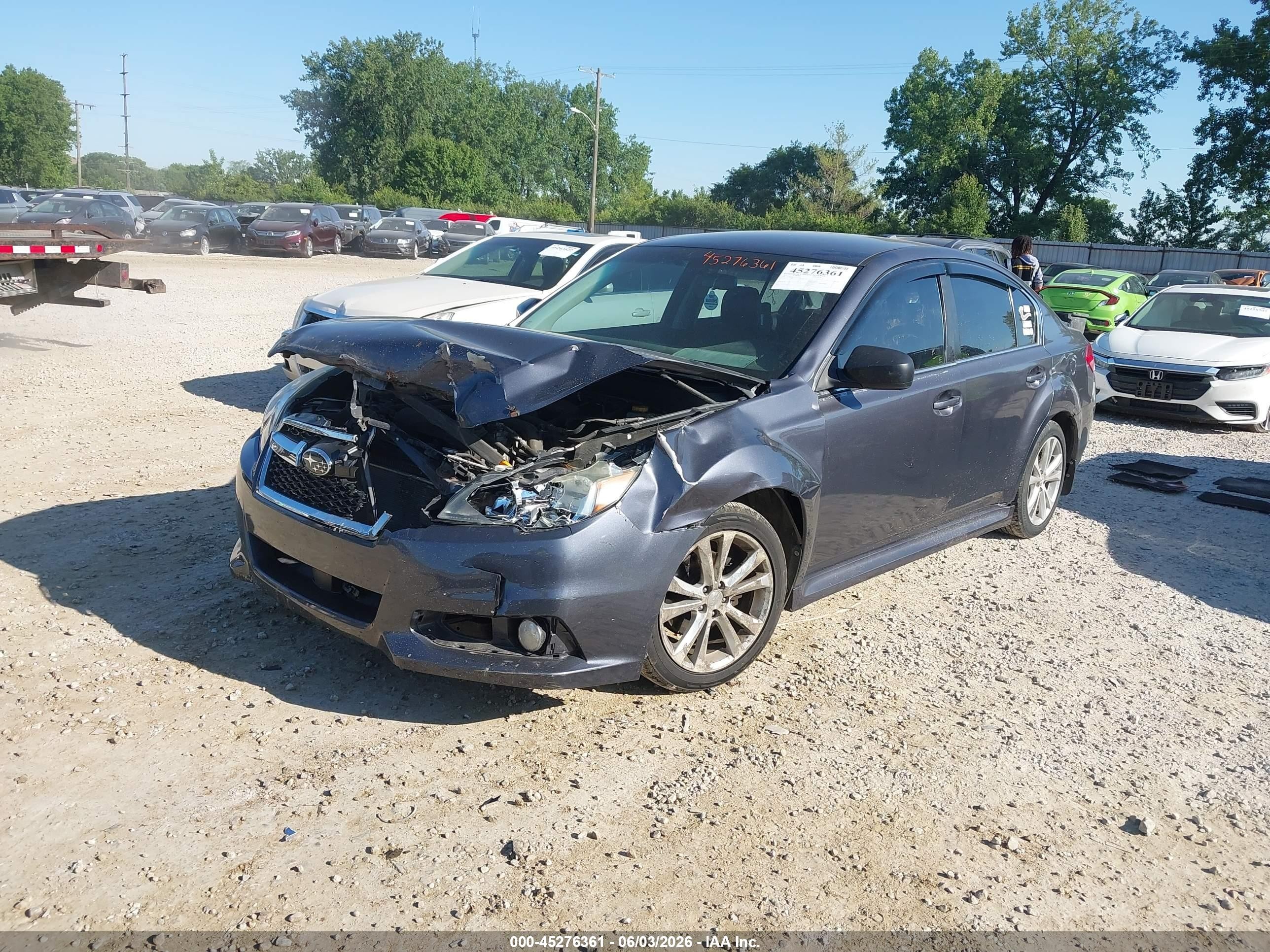 2014 Subaru Legacy 2.5i Limited Gray vin: 4S3BMCK63E3015114