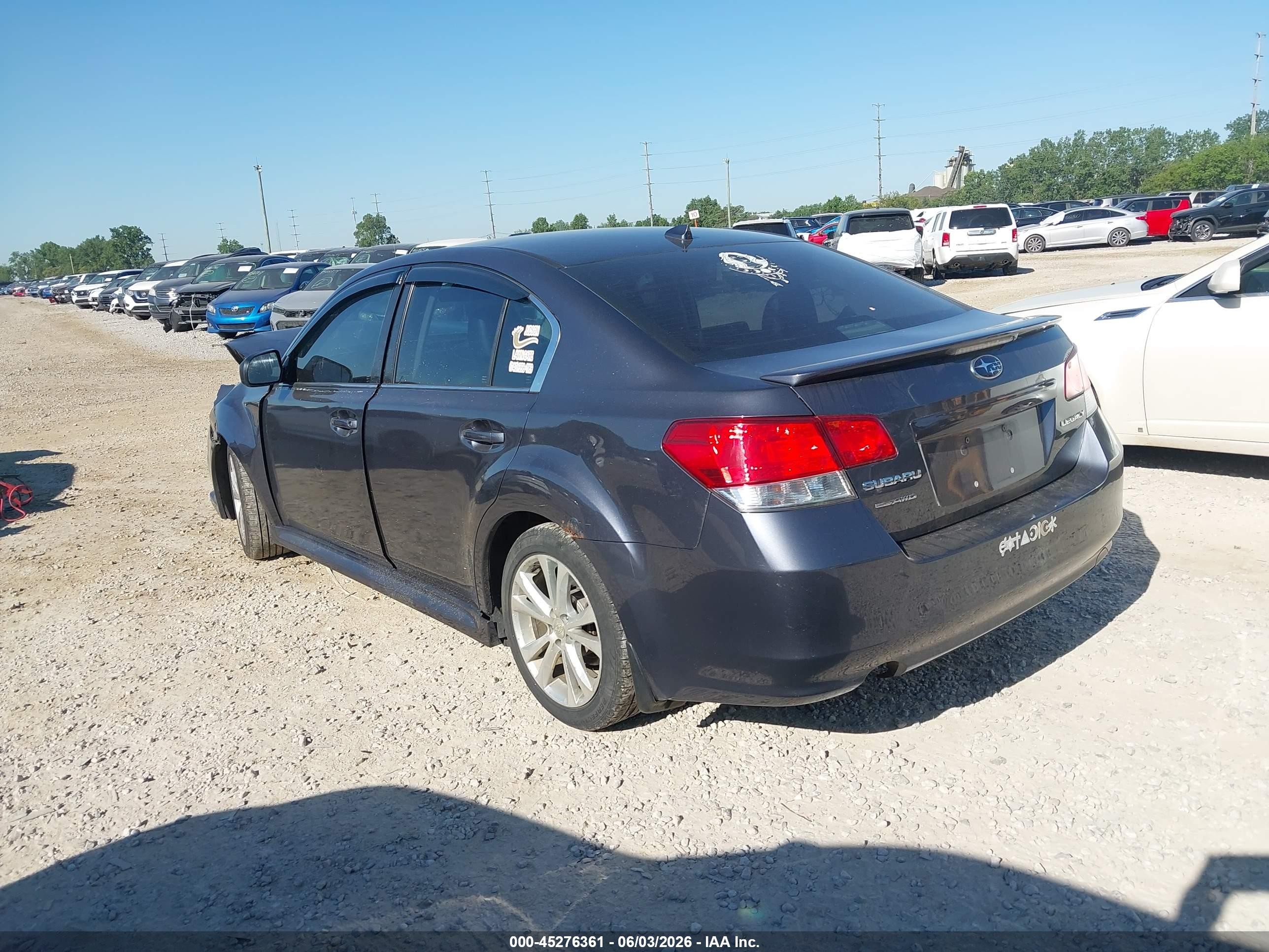 2014 Subaru Legacy 2.5i Limited Gray vin: 4S3BMCK63E3015114