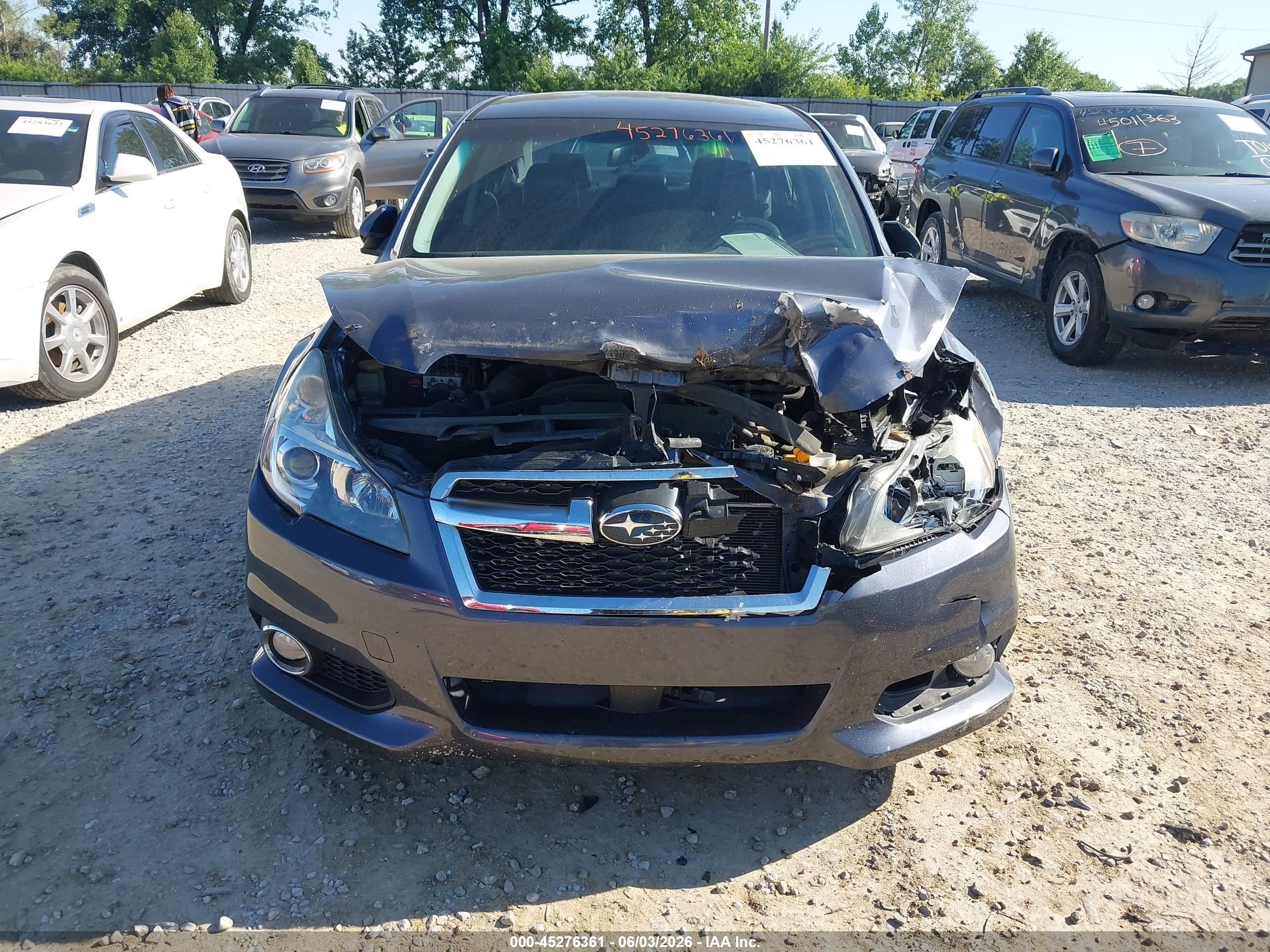 2014 Subaru Legacy 2.5i Limited Gray vin: 4S3BMCK63E3015114