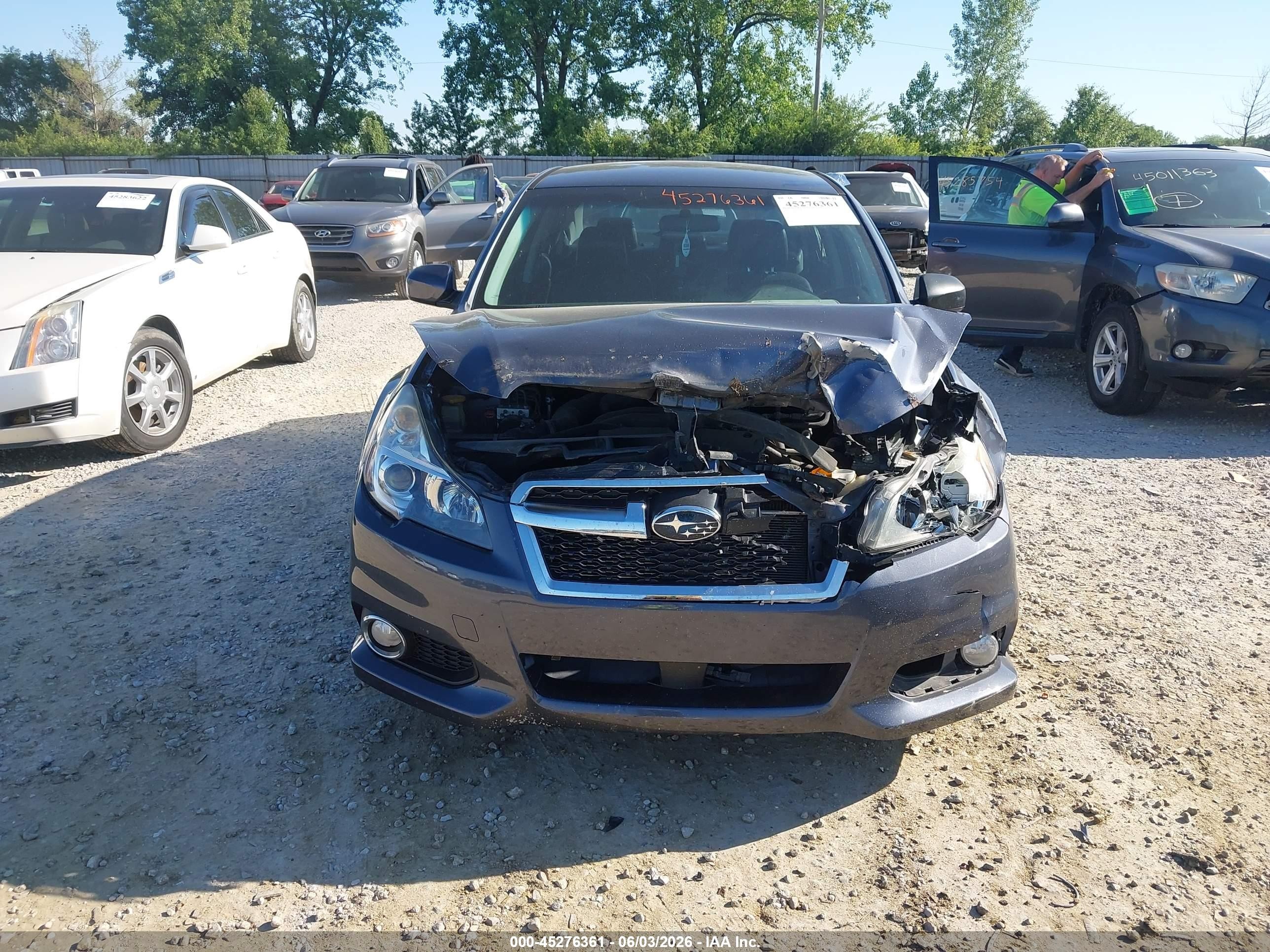 2014 Subaru Legacy 2.5i Limited Gray vin: 4S3BMCK63E3015114