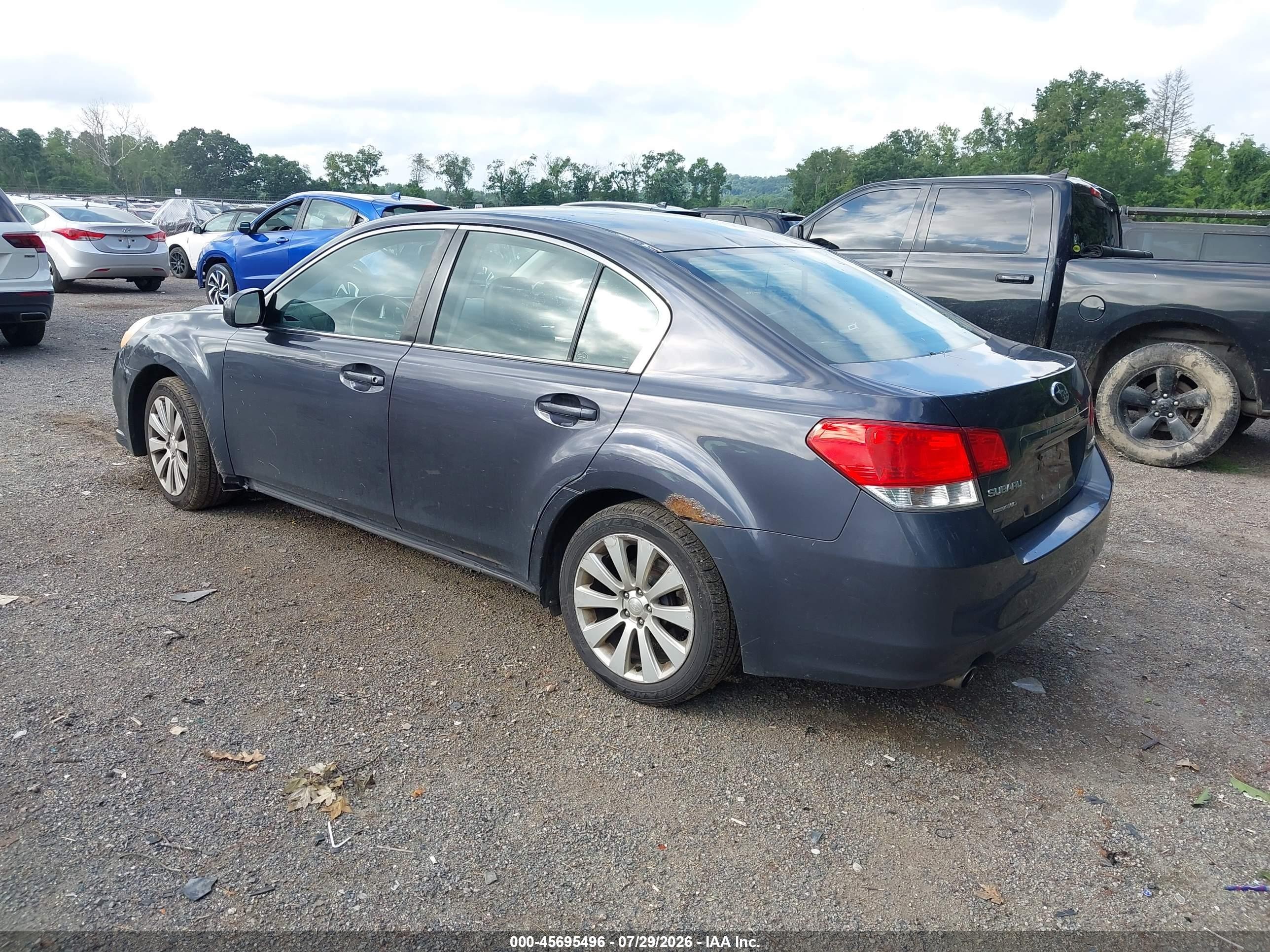 2010 Subaru Legacy 2.5i Limited Gray vin: 4S3BMCK65A3240399