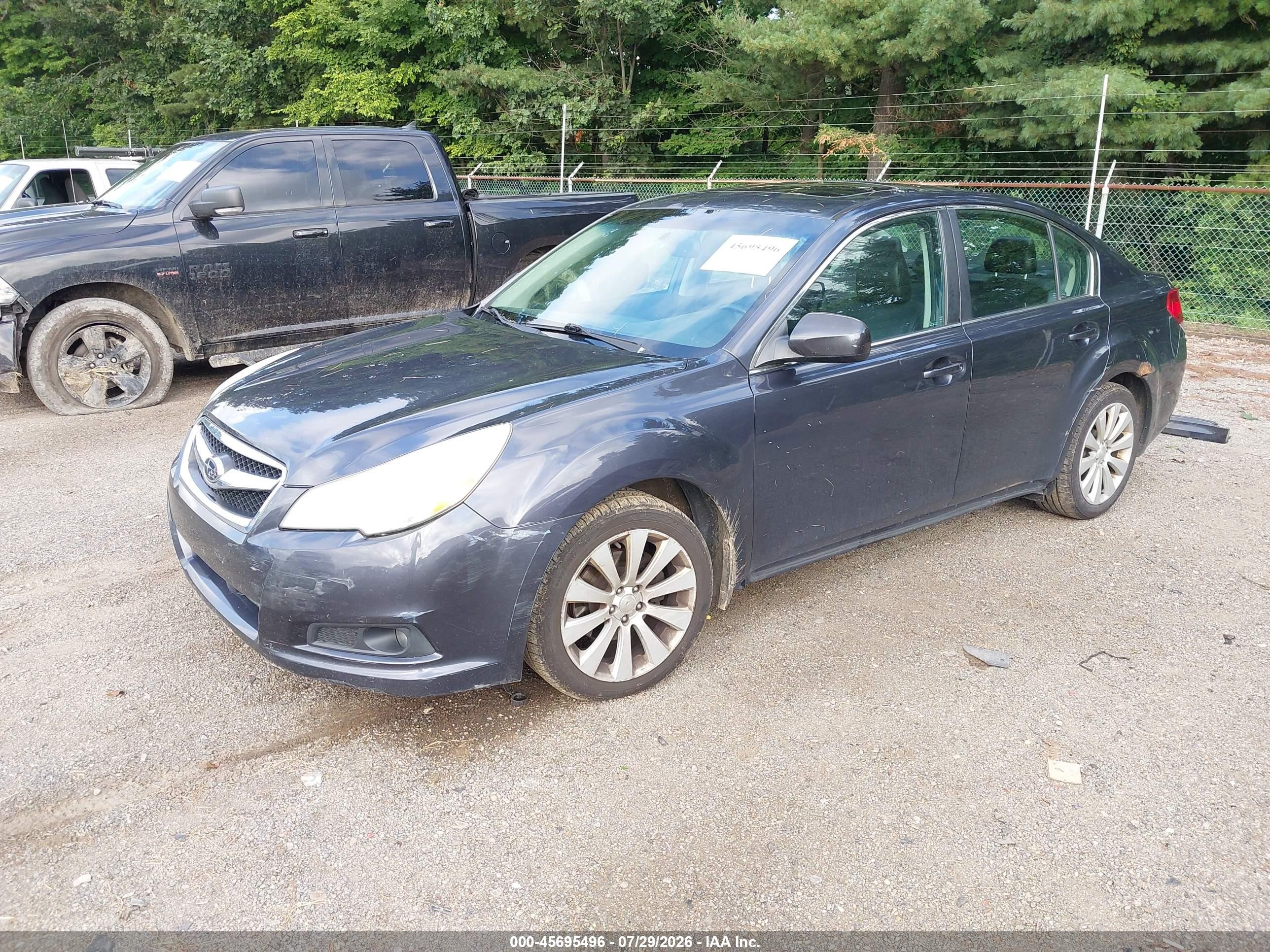 2010 Subaru Legacy 2.5i Limited Gray vin: 4S3BMCK65A3240399