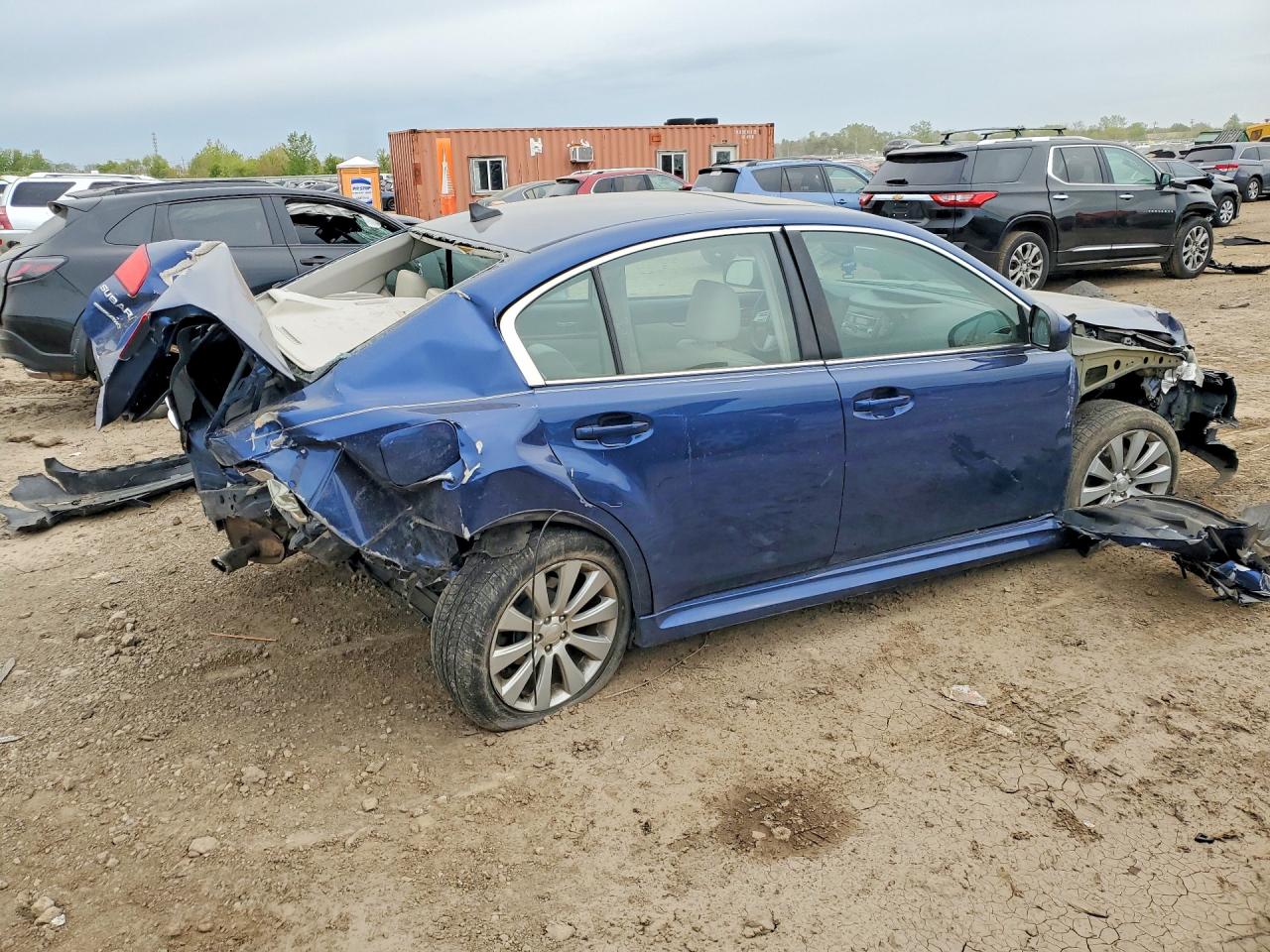 2011 Subaru Legacy 2.5i Limited Blue vin: 4S3BMCK68B3217779