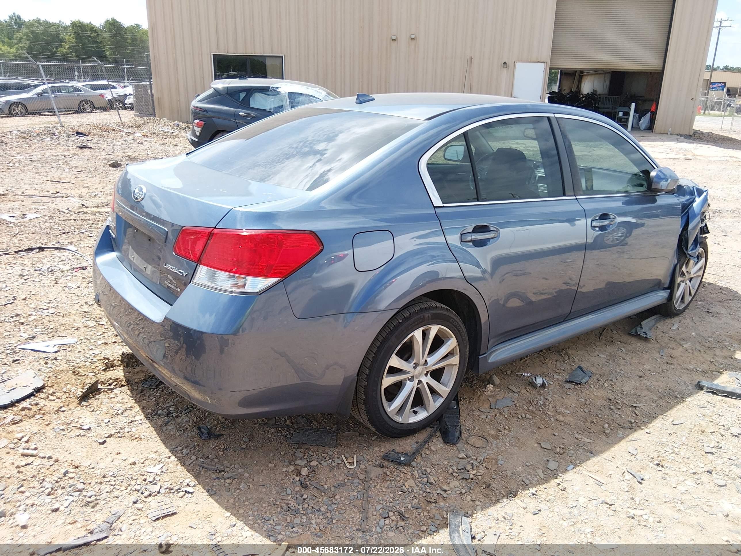 2013 Subaru Legacy 2.5i Limited Синий vin: 4S3BMCK68D3006326