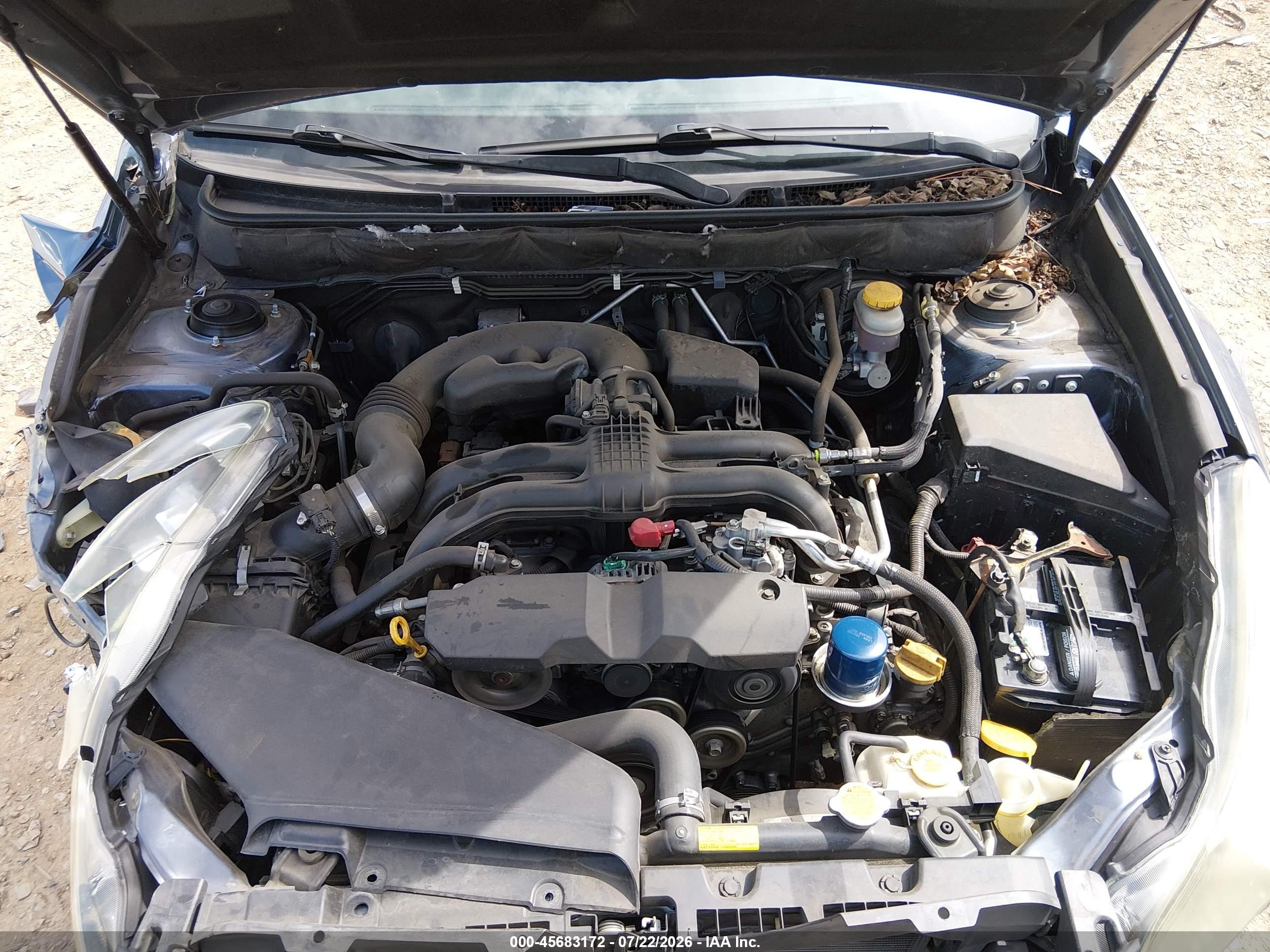 2013 Subaru Legacy 2.5i Limited Синий vin: 4S3BMCK68D3006326