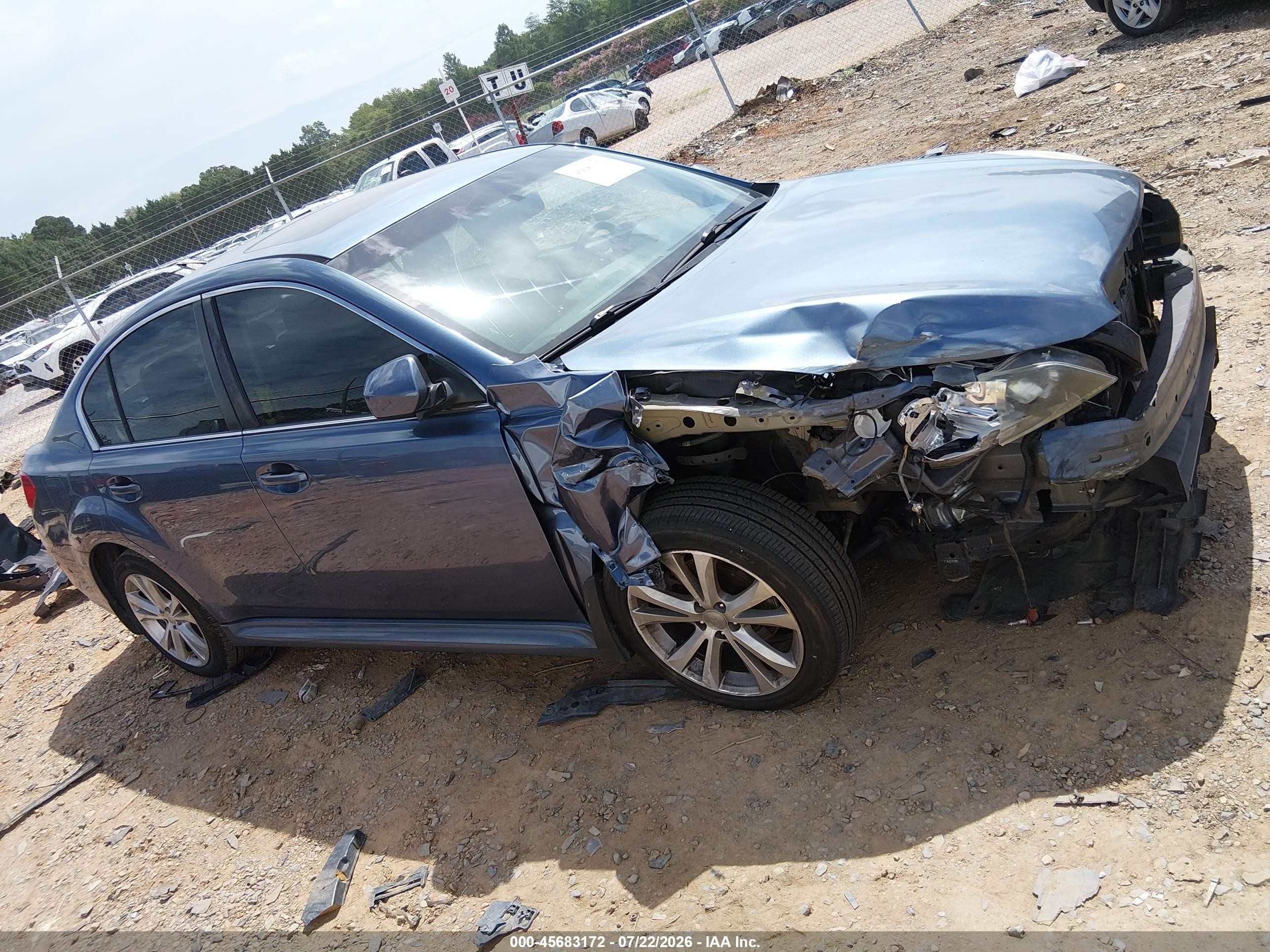 2013 Subaru Legacy 2.5i Limited Синий vin: 4S3BMCK68D3006326