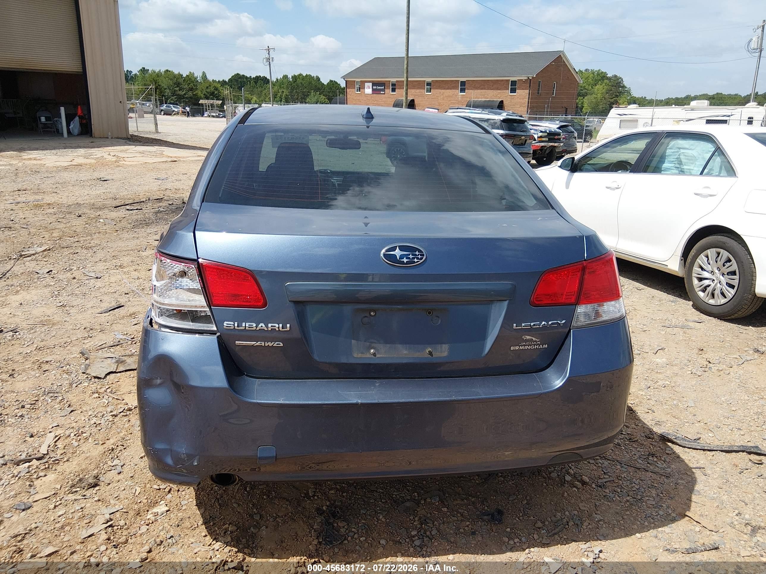 2013 Subaru Legacy 2.5i Limited Синий vin: 4S3BMCK68D3006326
