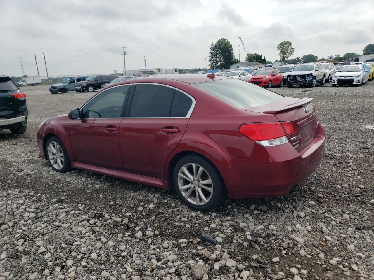 2013 Subaru Legacy 2.5i Limited Burgundy vin: 4S3BMCK69D3026178