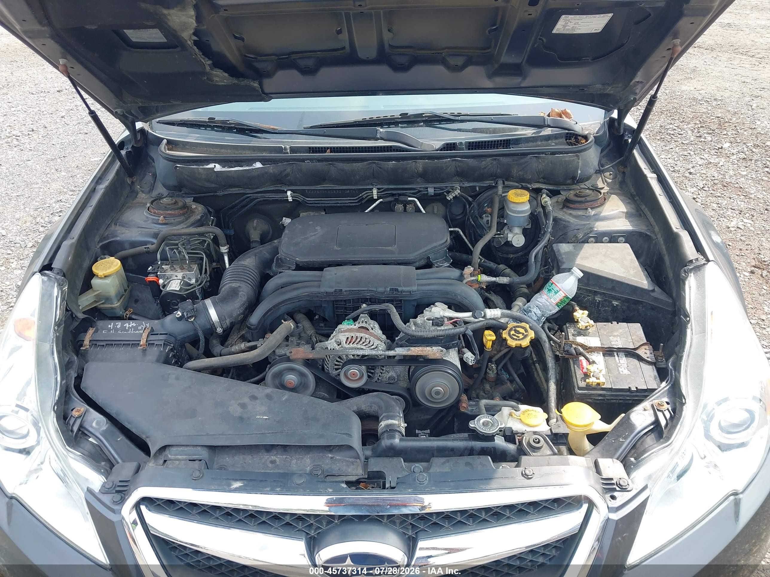 2011 Subaru Legacy 2.5i Limited Серый vin: 4S3BMCK6XB3210574