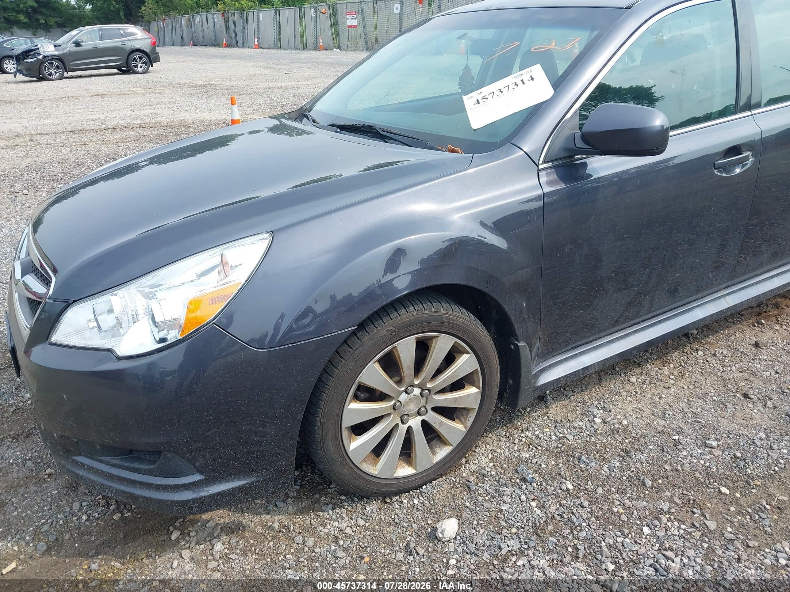2011 Subaru Legacy 2.5i Limited Серый vin: 4S3BMCK6XB3210574
