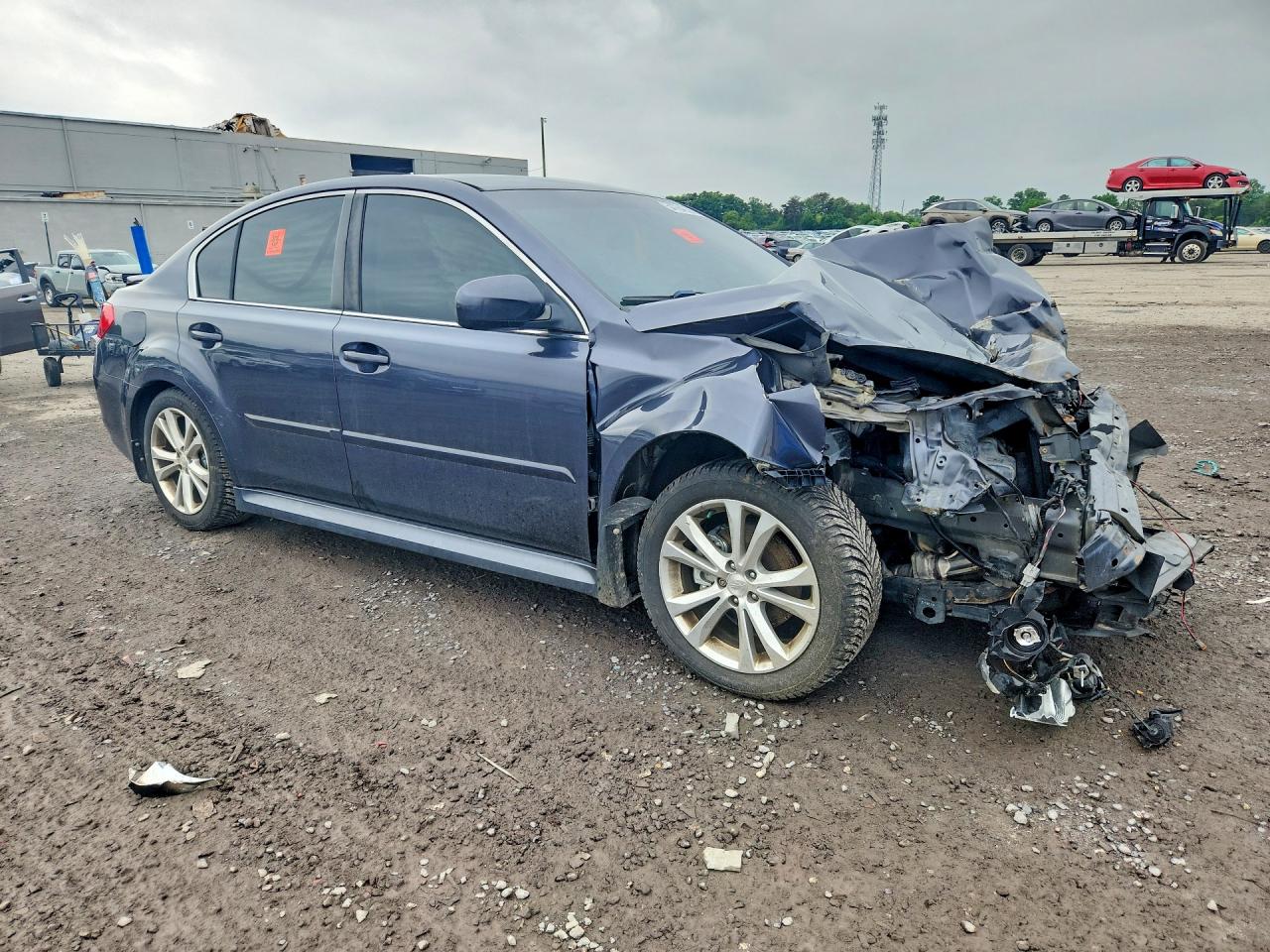 2013 Subaru Legacy 2.5i Limited Серый vin: 4S3BMCK6XD3037531