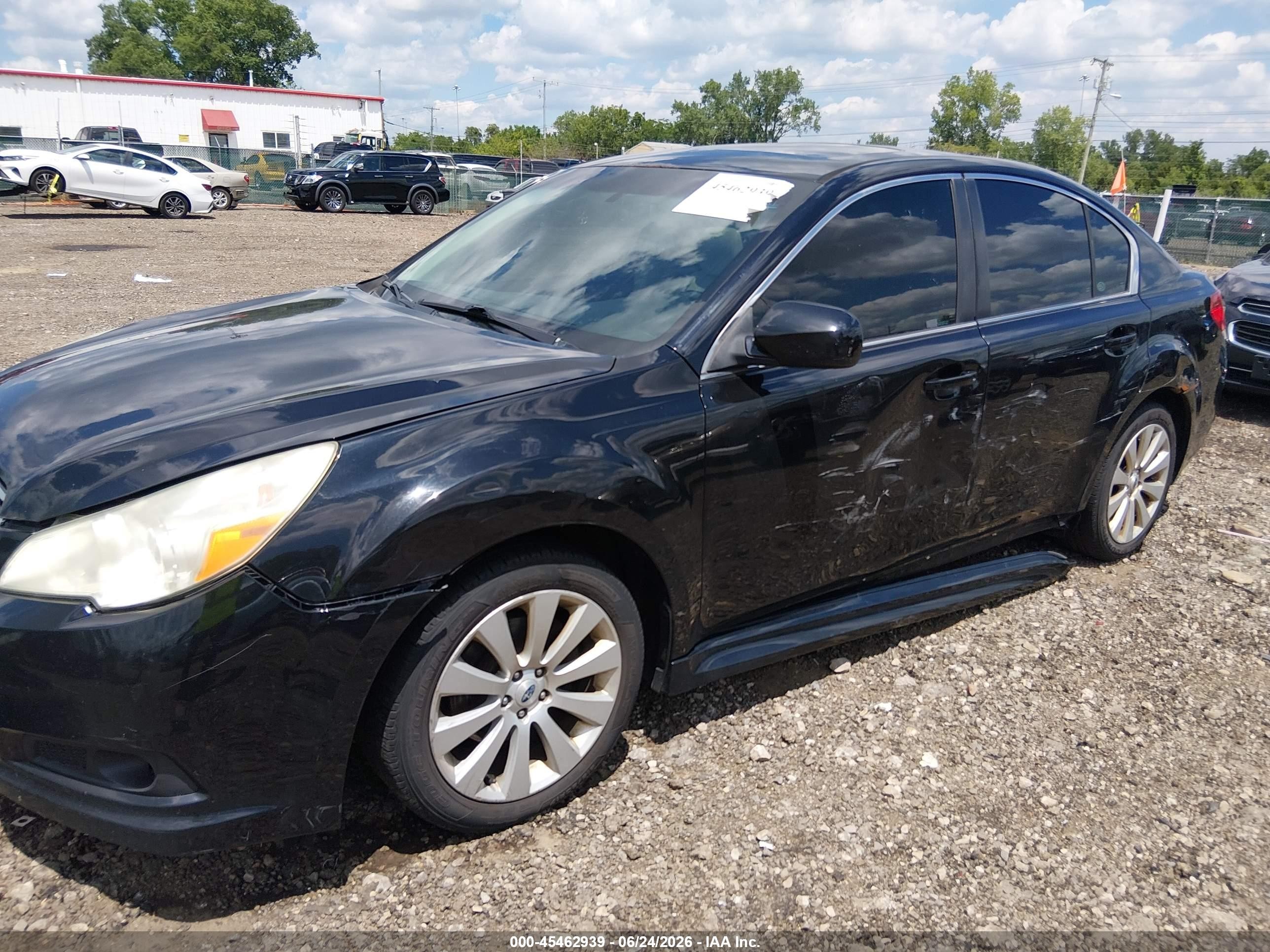 2011 Subaru Legacy 2.5i Limited Black vin: 4S3BMCL64B3257677