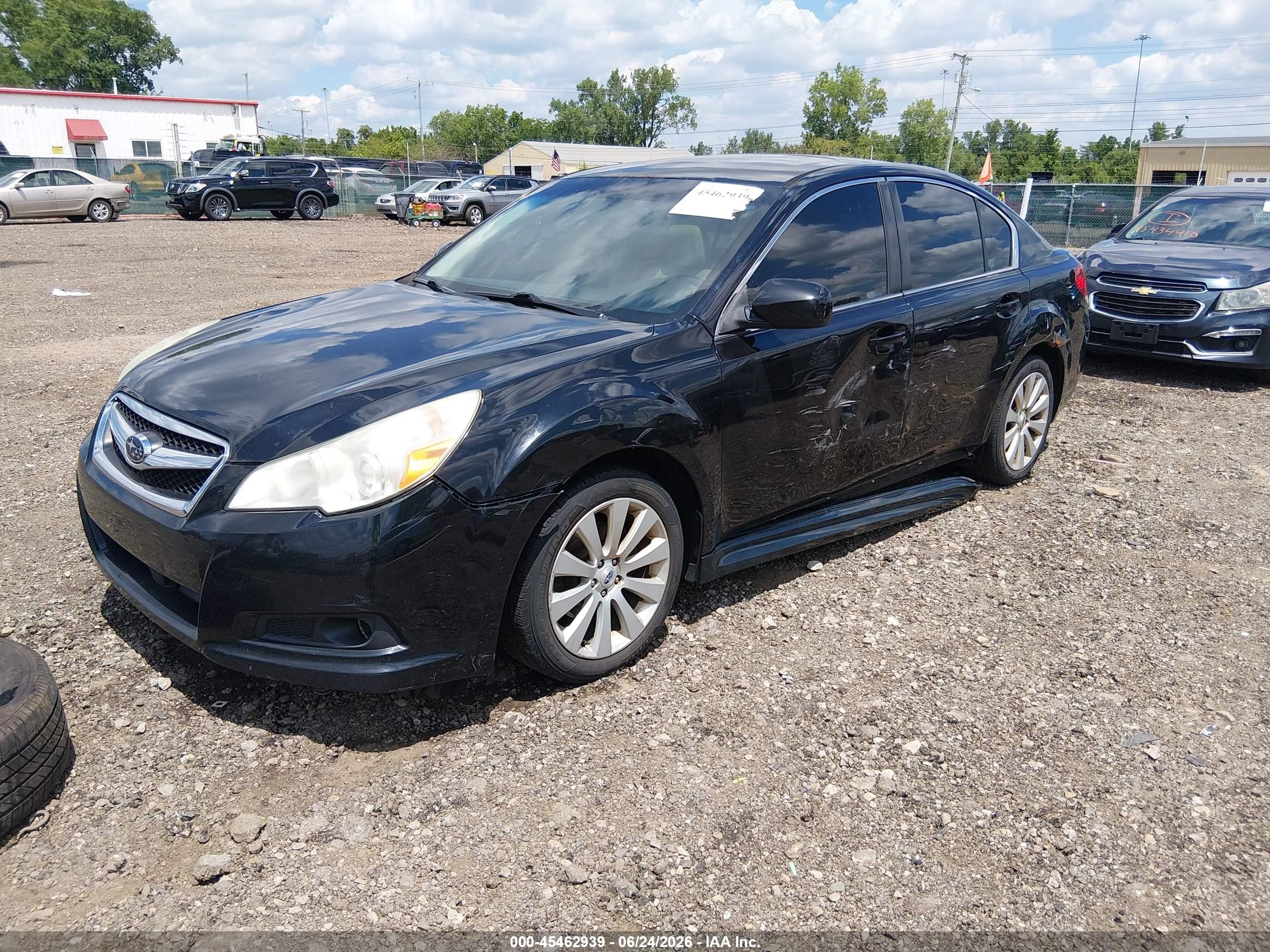 2011 Subaru Legacy 2.5i Limited Black vin: 4S3BMCL64B3257677