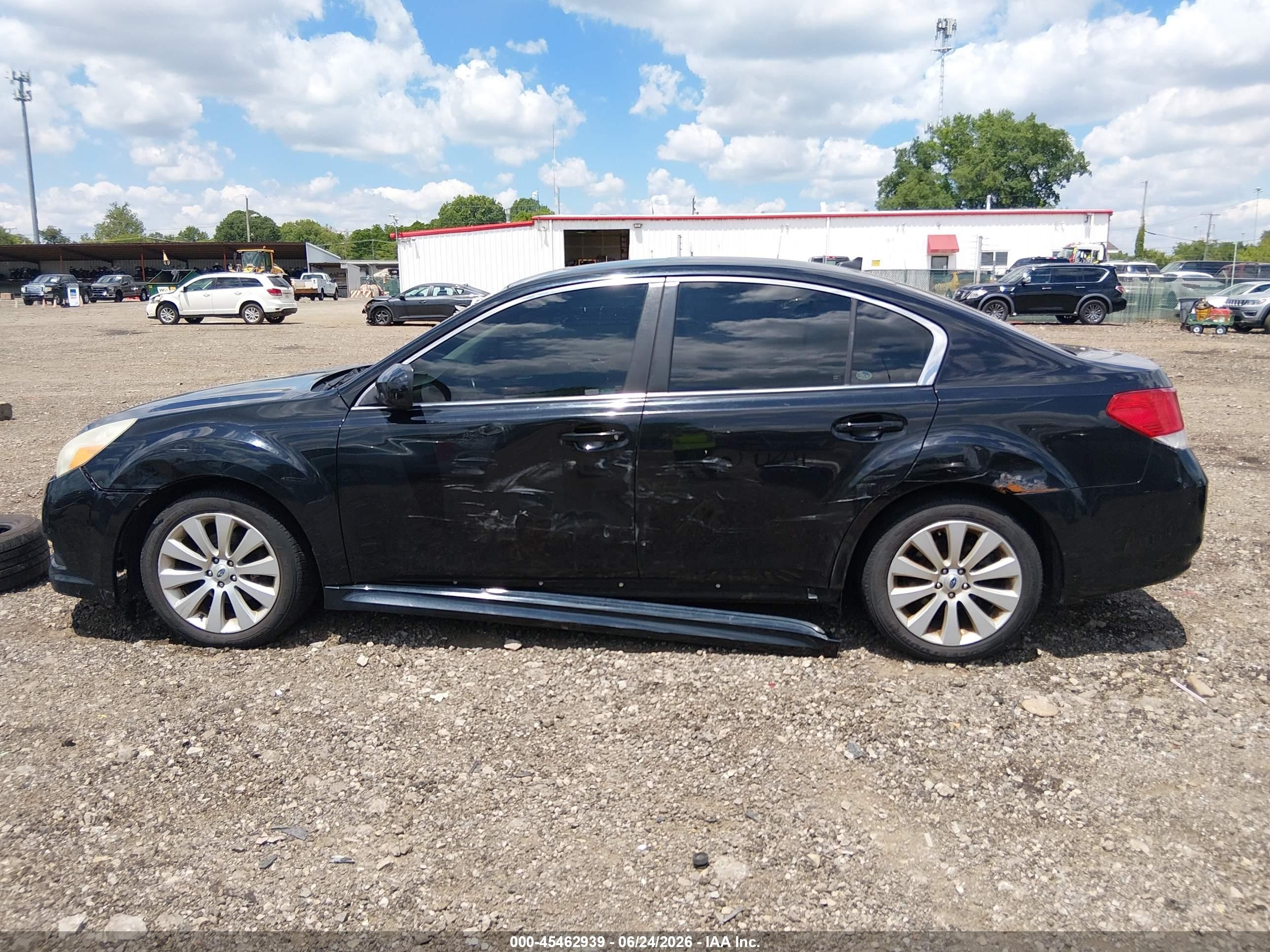 2011 Subaru Legacy 2.5i Limited Black vin: 4S3BMCL64B3257677
