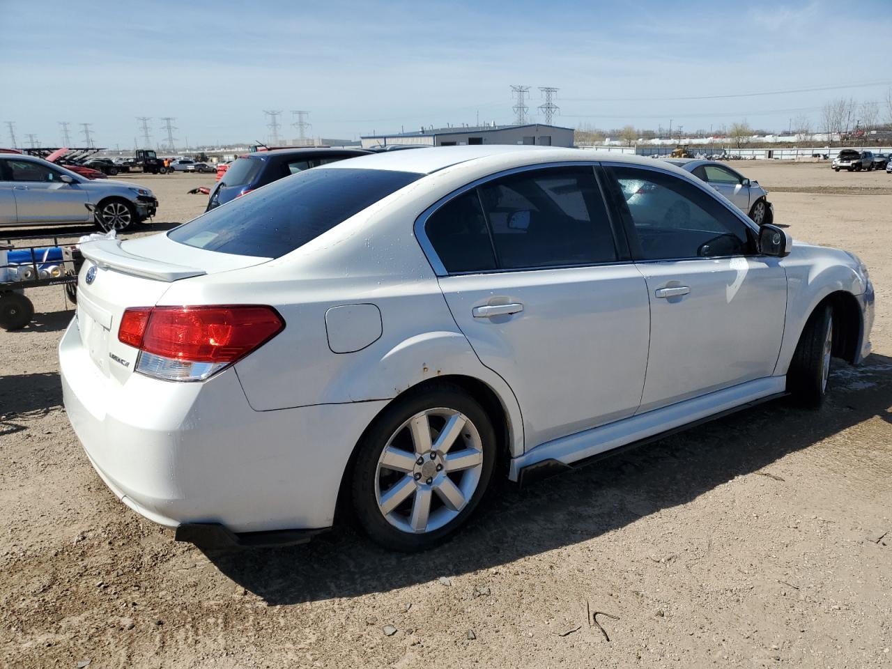 2010 Subaru Legacy 2.5i Limited White vin: 4S3BMCL6XA3219613