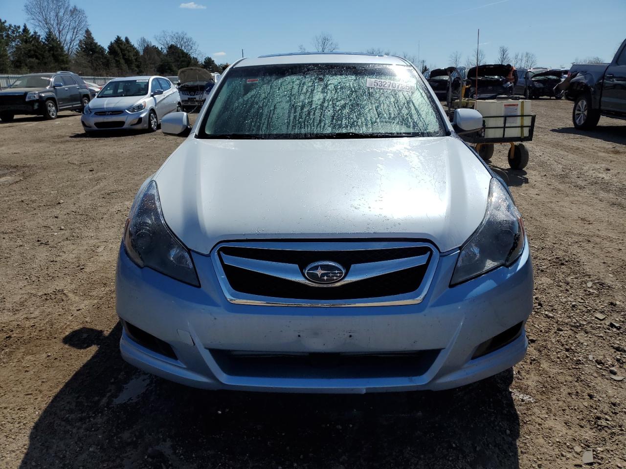 2010 Subaru Legacy 2.5i Limited White vin: 4S3BMCL6XA3219613