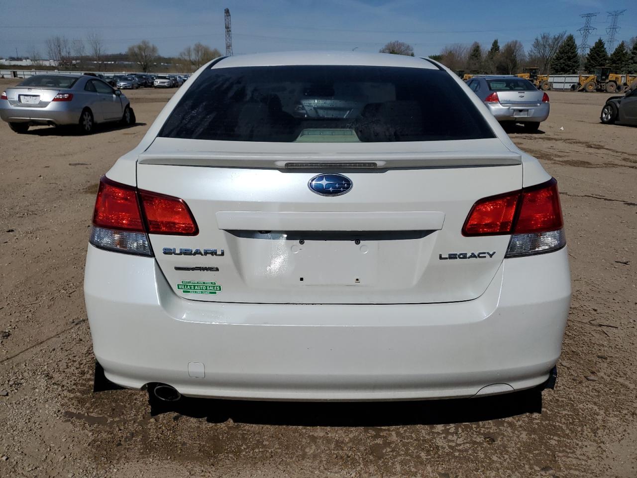 2010 Subaru Legacy 2.5i Limited White vin: 4S3BMCL6XA3219613