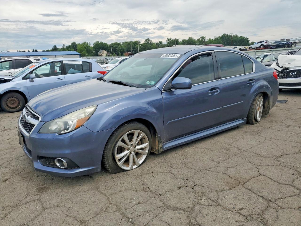 2014 Subaru Legacy 2.5i Limited Blue vin: 4S3BMCM69E3034036