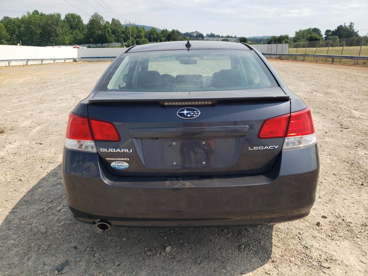 2013 Subaru Legacy 2.5i Limited Gray vin: 4S3BMCP62D3016293 Damage: Deck Lid, De-Identify, Removal Required