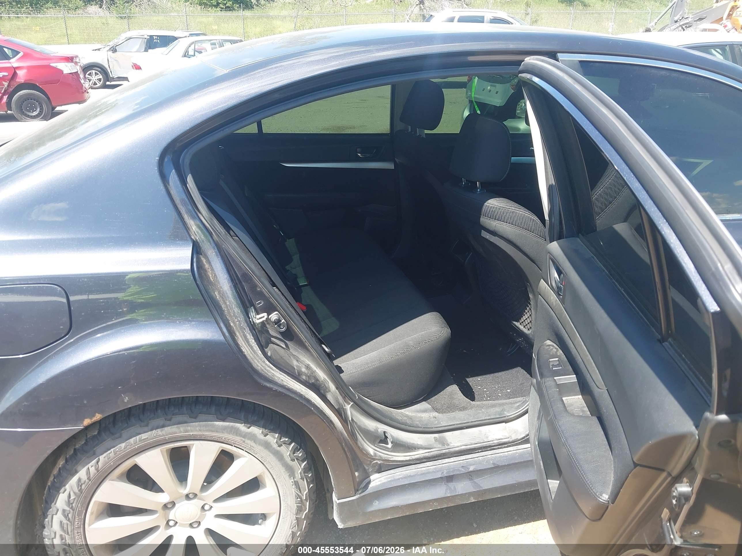2010 Subaru Legacy 3.6r Gray vin: 4S3BMDA68A2237624