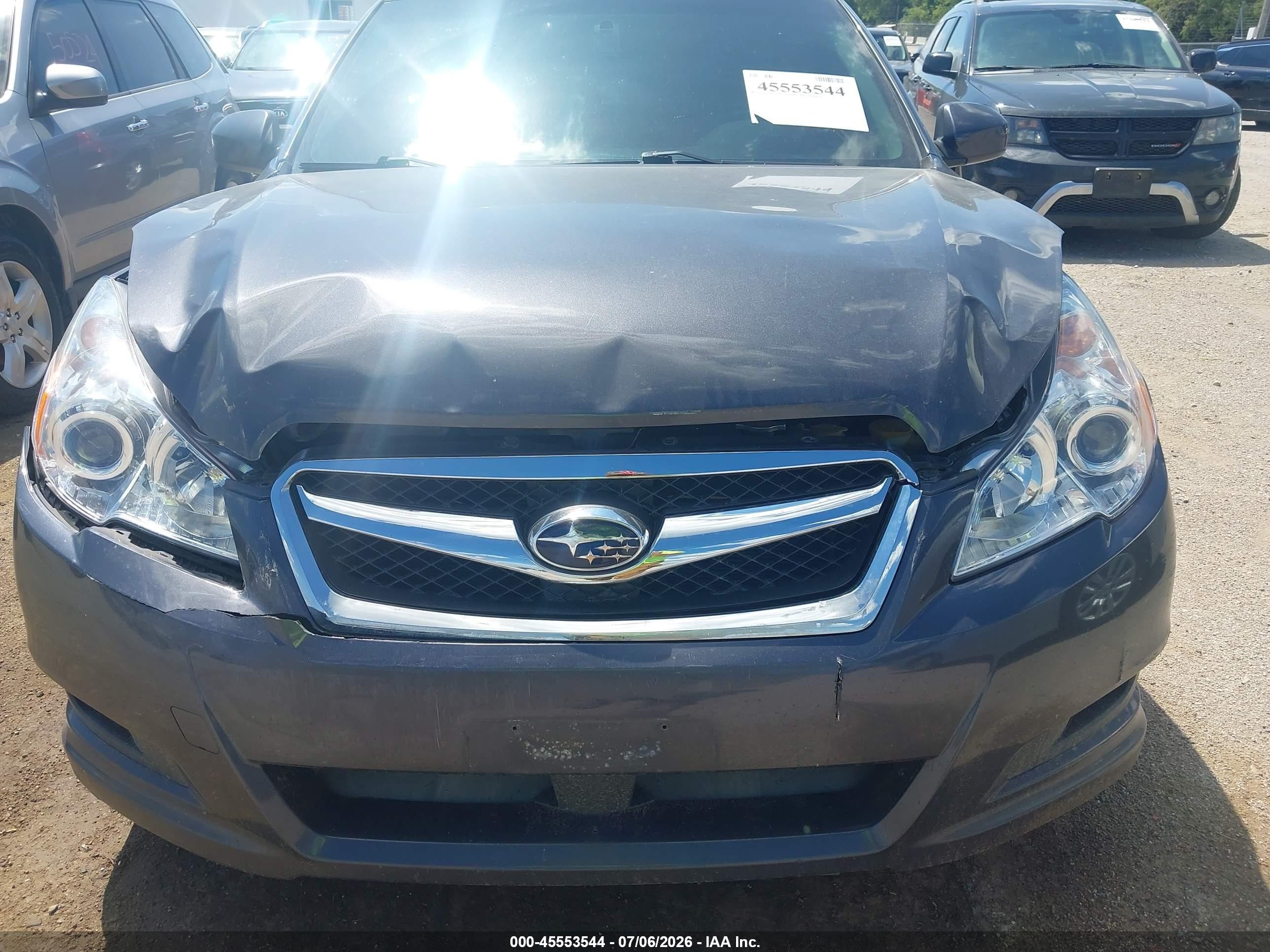 2010 Subaru Legacy 3.6r Gray vin: 4S3BMDA68A2237624