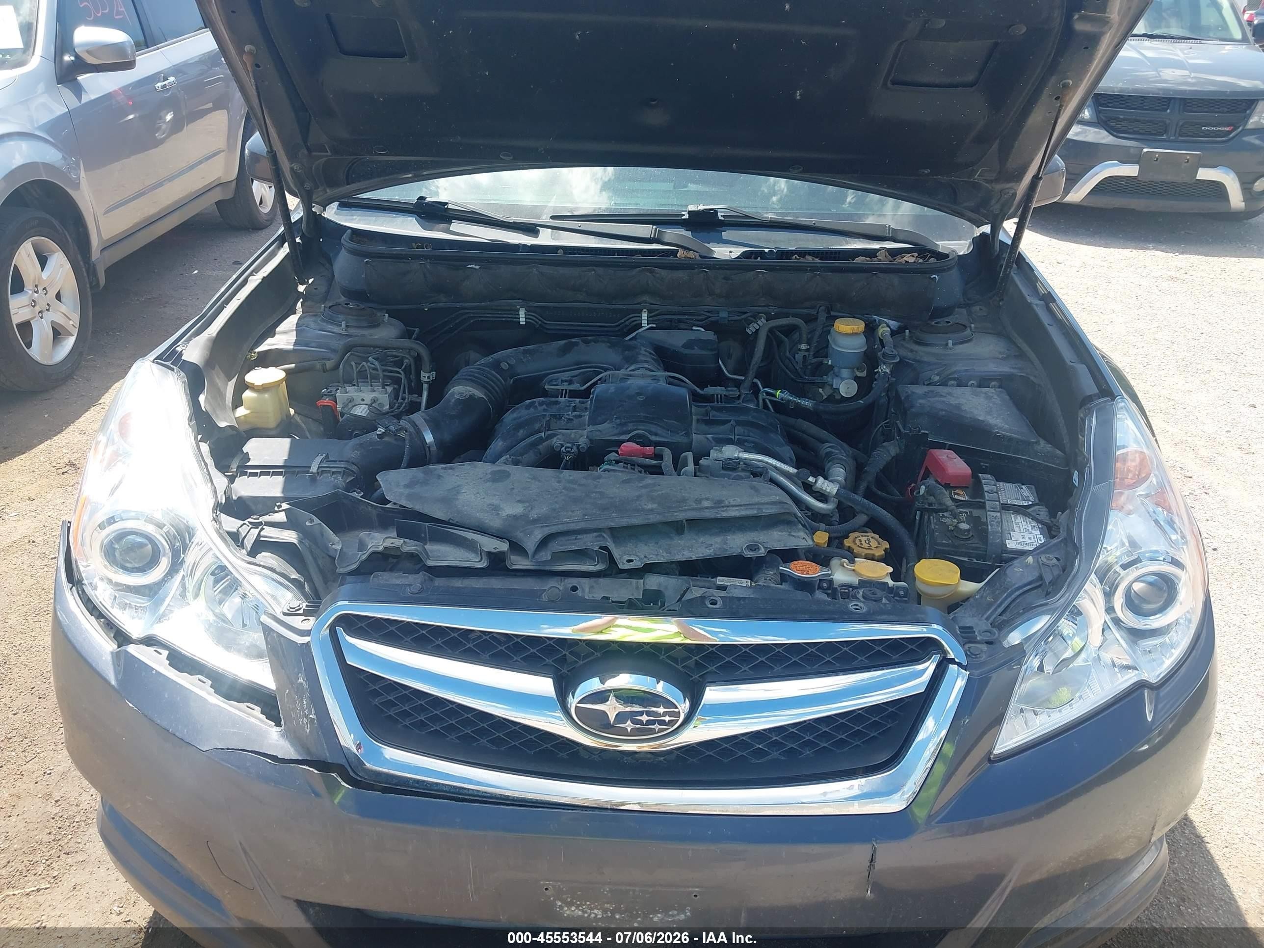 2010 Subaru Legacy 3.6r Gray vin: 4S3BMDA68A2237624