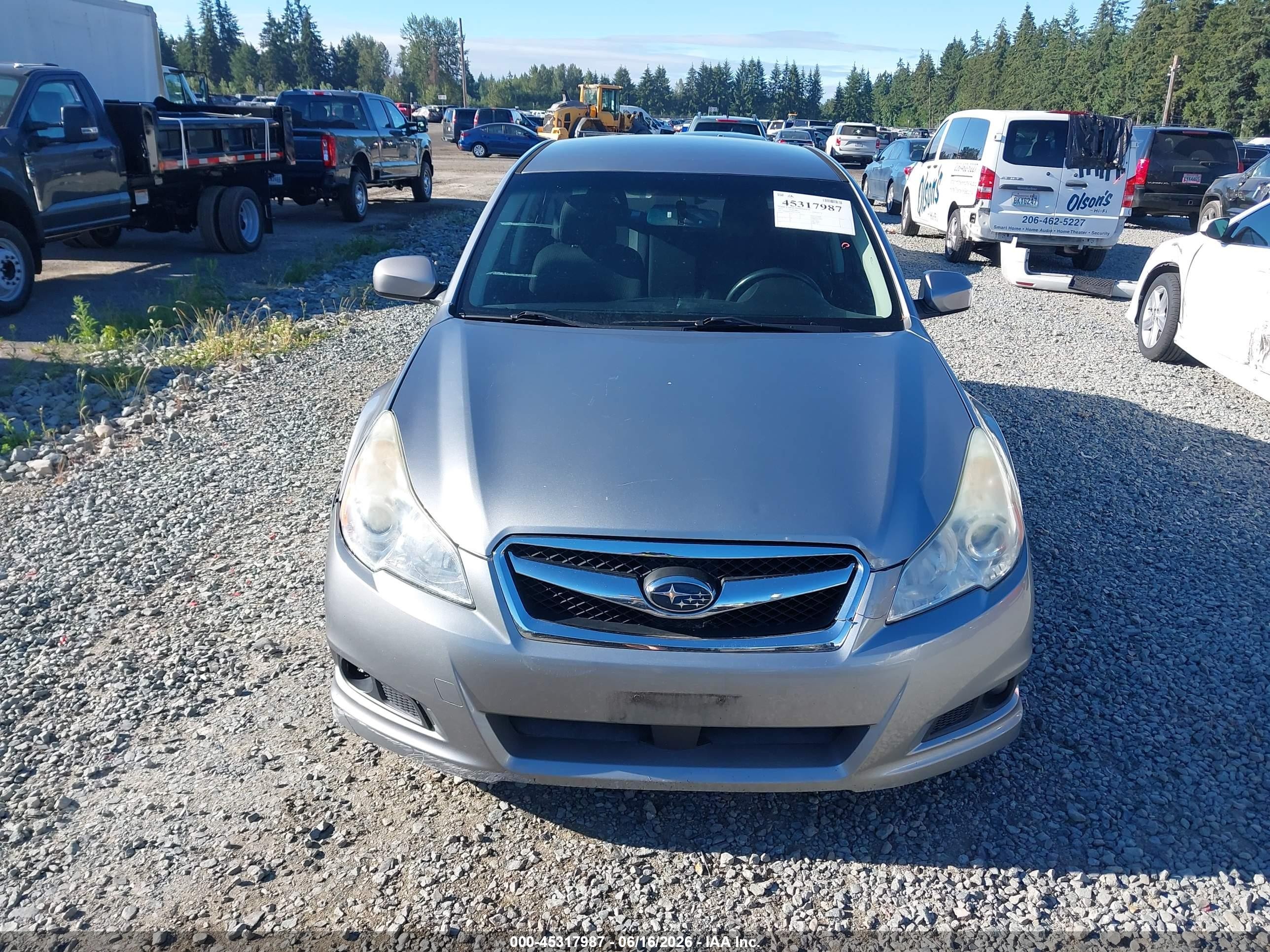 2011 Subaru Legacy 3.6r Premium Серый vin: 4S3BMDC6XB2256528