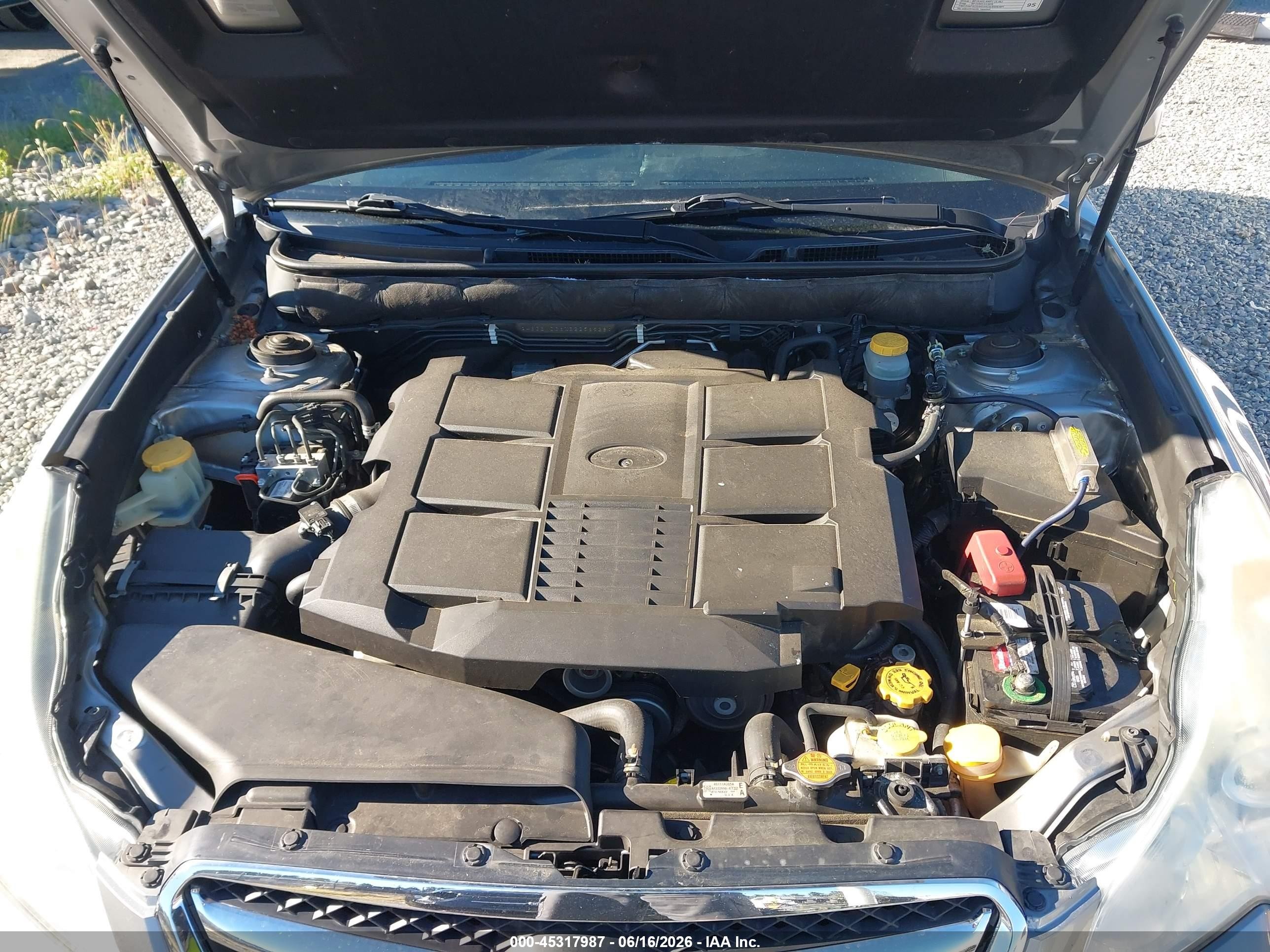 2011 Subaru Legacy 3.6r Premium Серый vin: 4S3BMDC6XB2256528