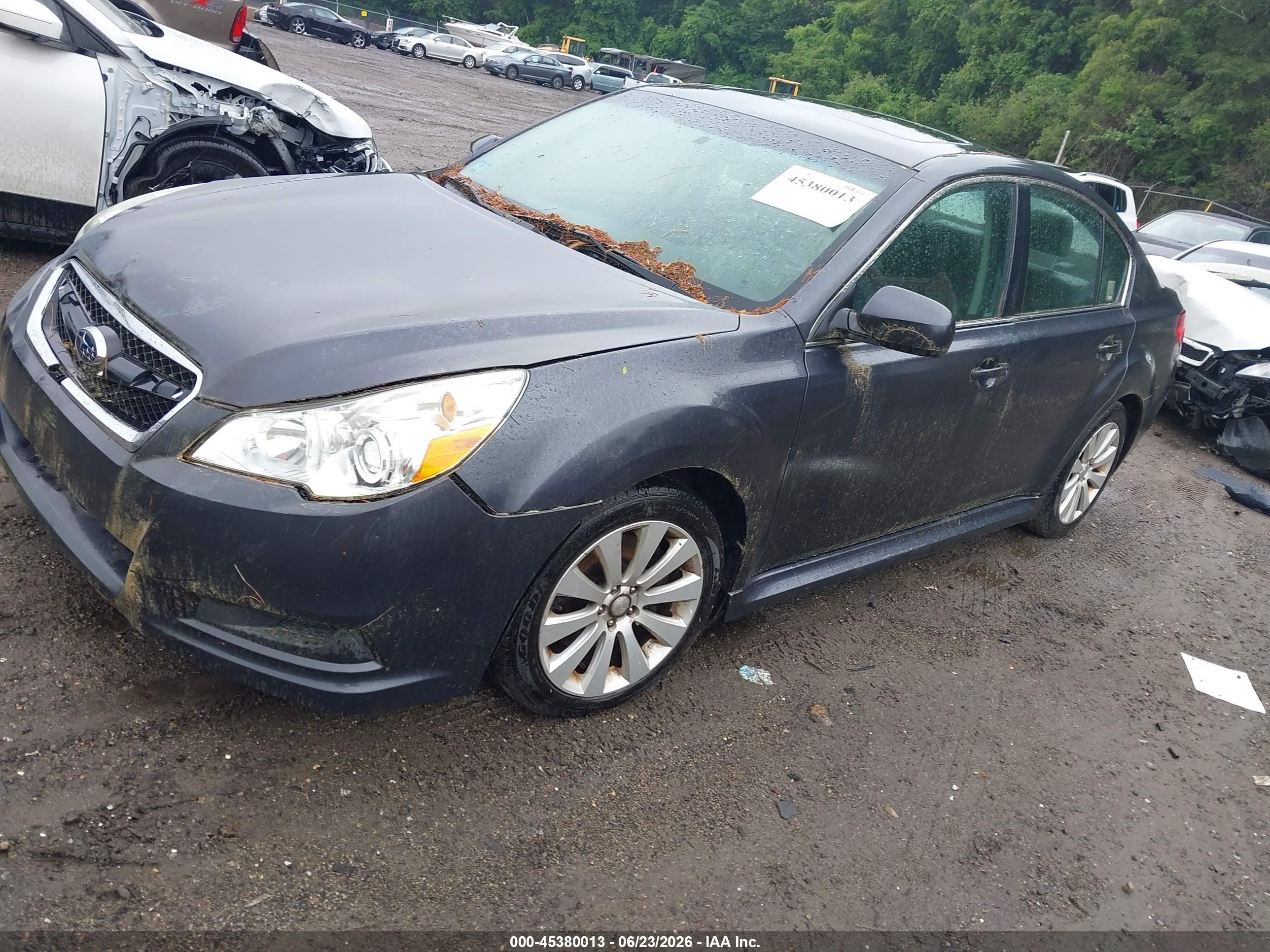 2011 Subaru Legacy 3.6r Limited Gray vin: 4S3BMDK60B2224043