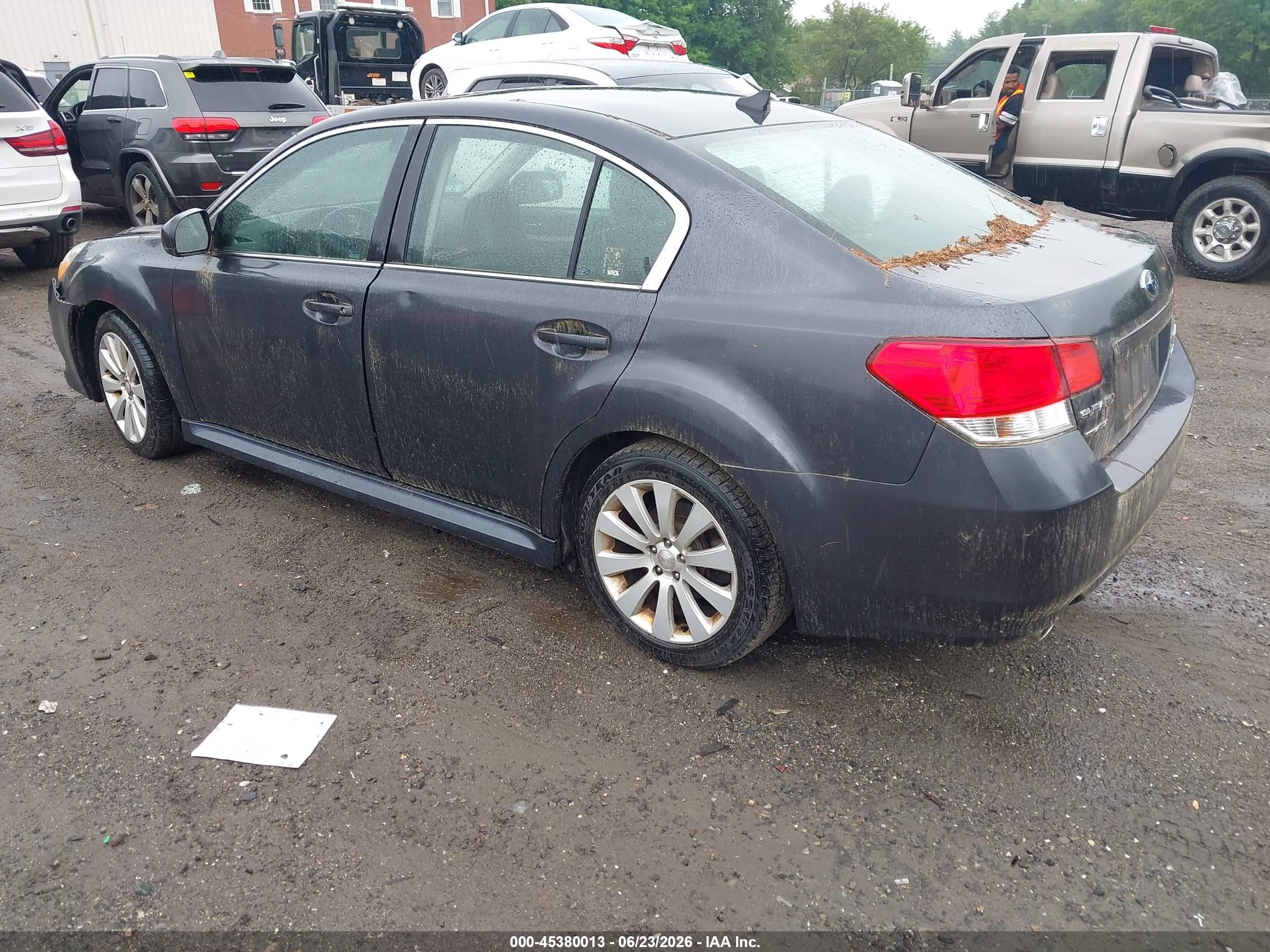 2011 Subaru Legacy 3.6r Limited Gray vin: 4S3BMDK60B2224043