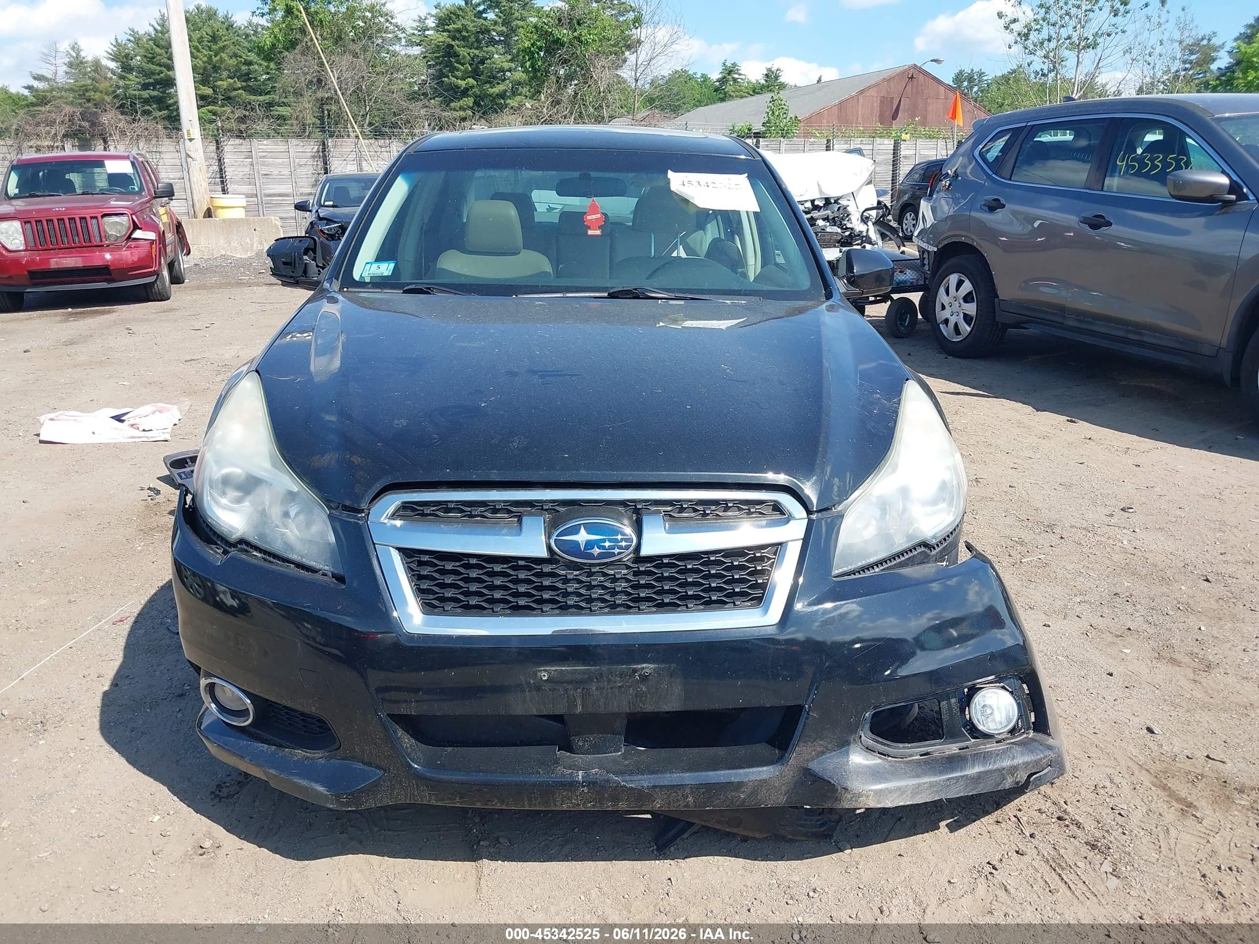 2013 Subaru Legacy 3.6r Limited Black vin: 4S3BMDK61D2029006