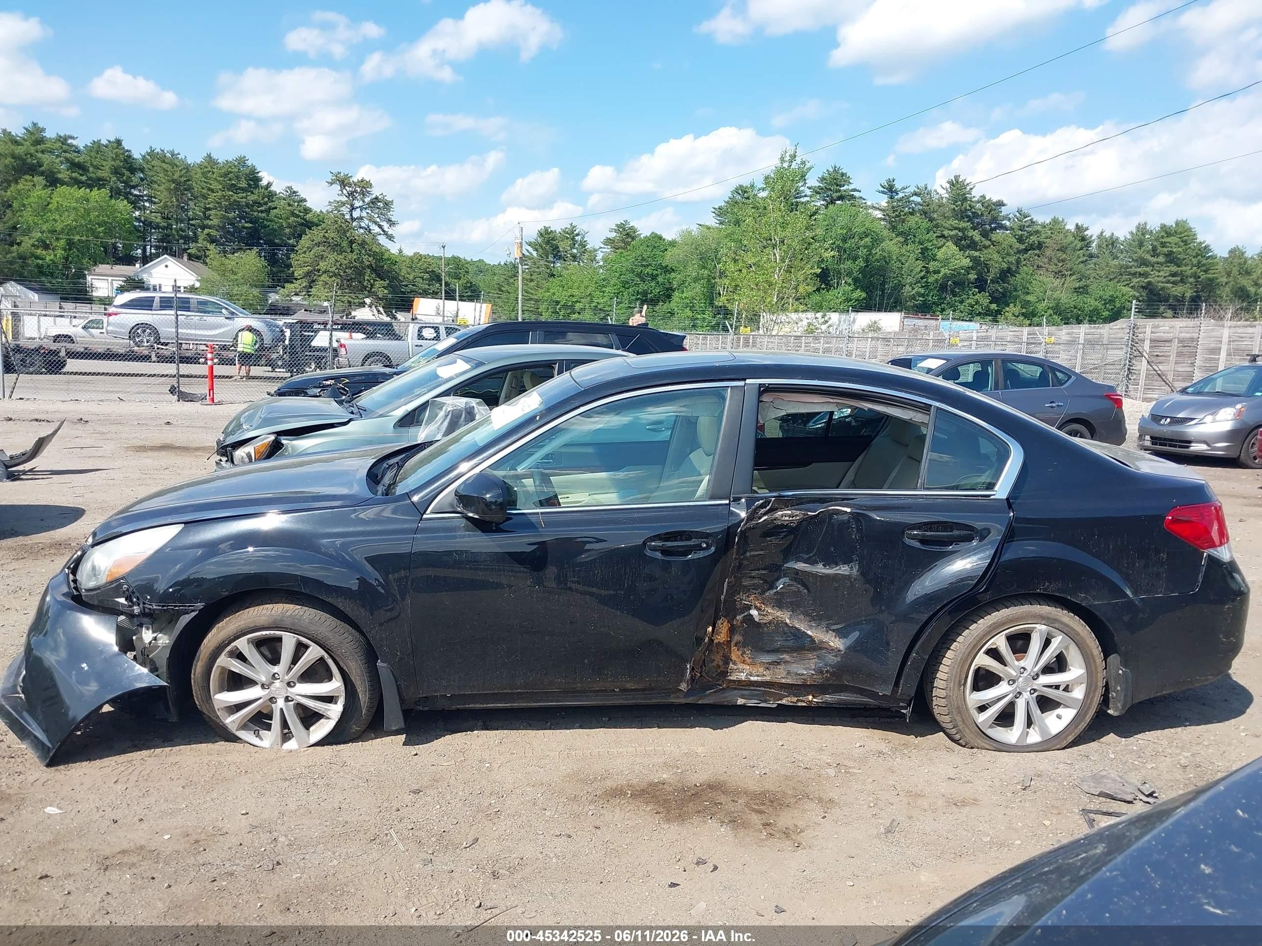 2013 Subaru Legacy 3.6r Limited Black vin: 4S3BMDK61D2029006