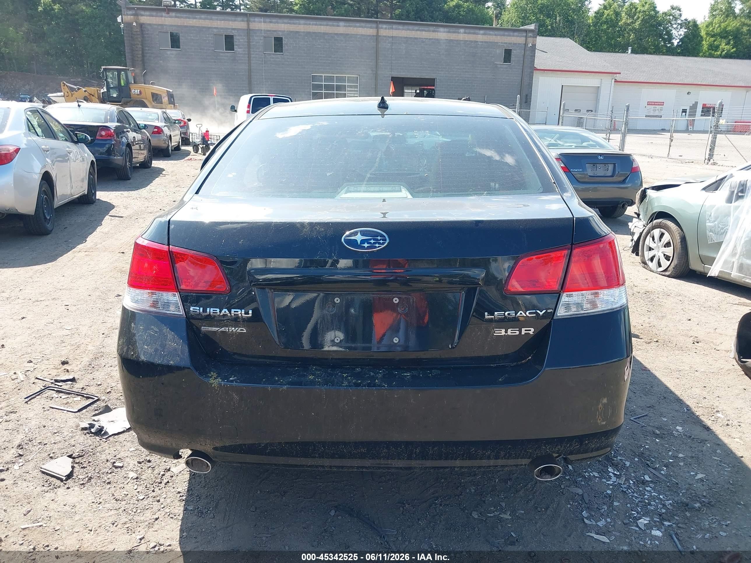 2013 Subaru Legacy 3.6r Limited Black vin: 4S3BMDK61D2029006