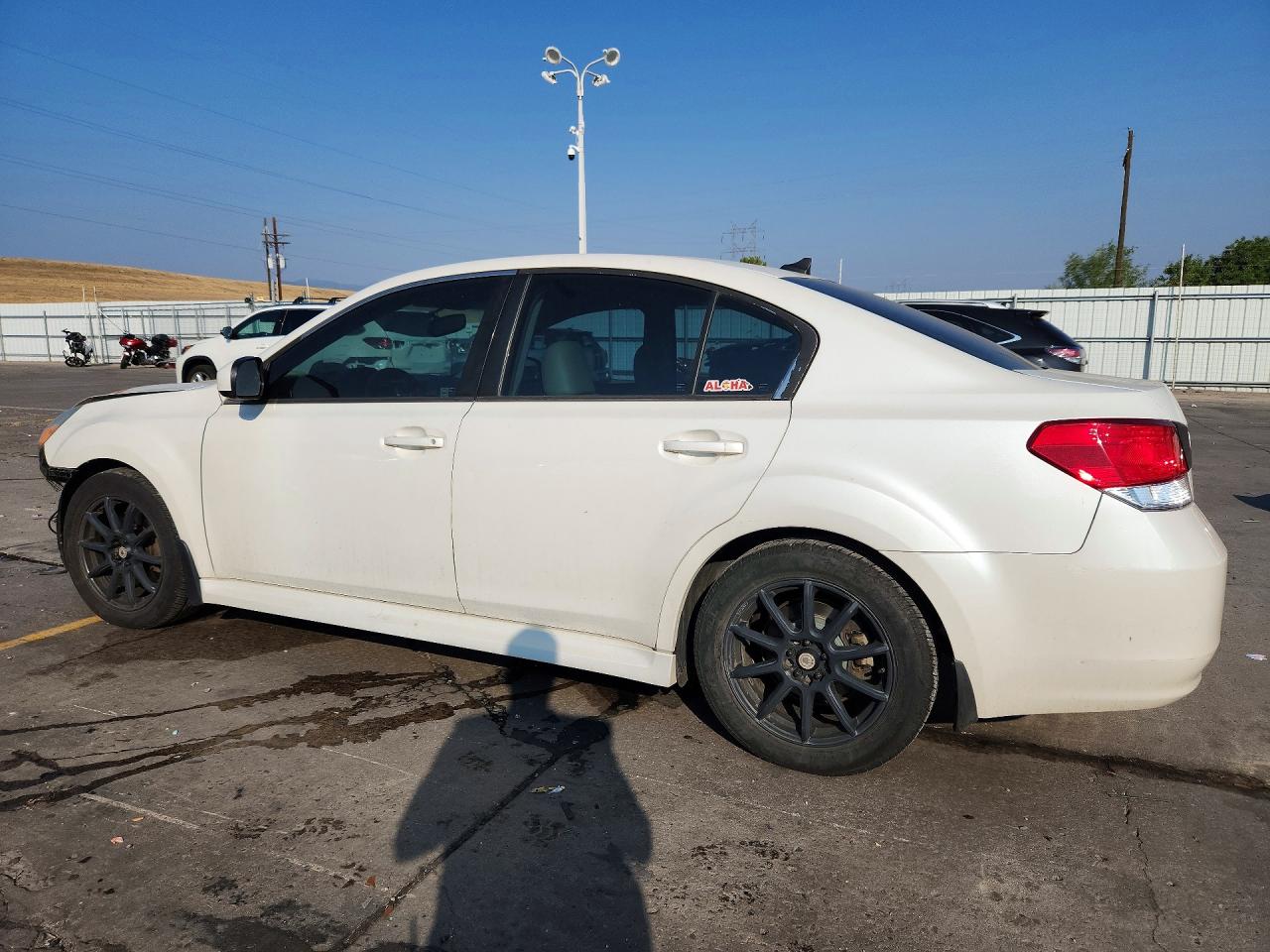 2012 Subaru Legacy White vin: 4S3BMDK64C2039978