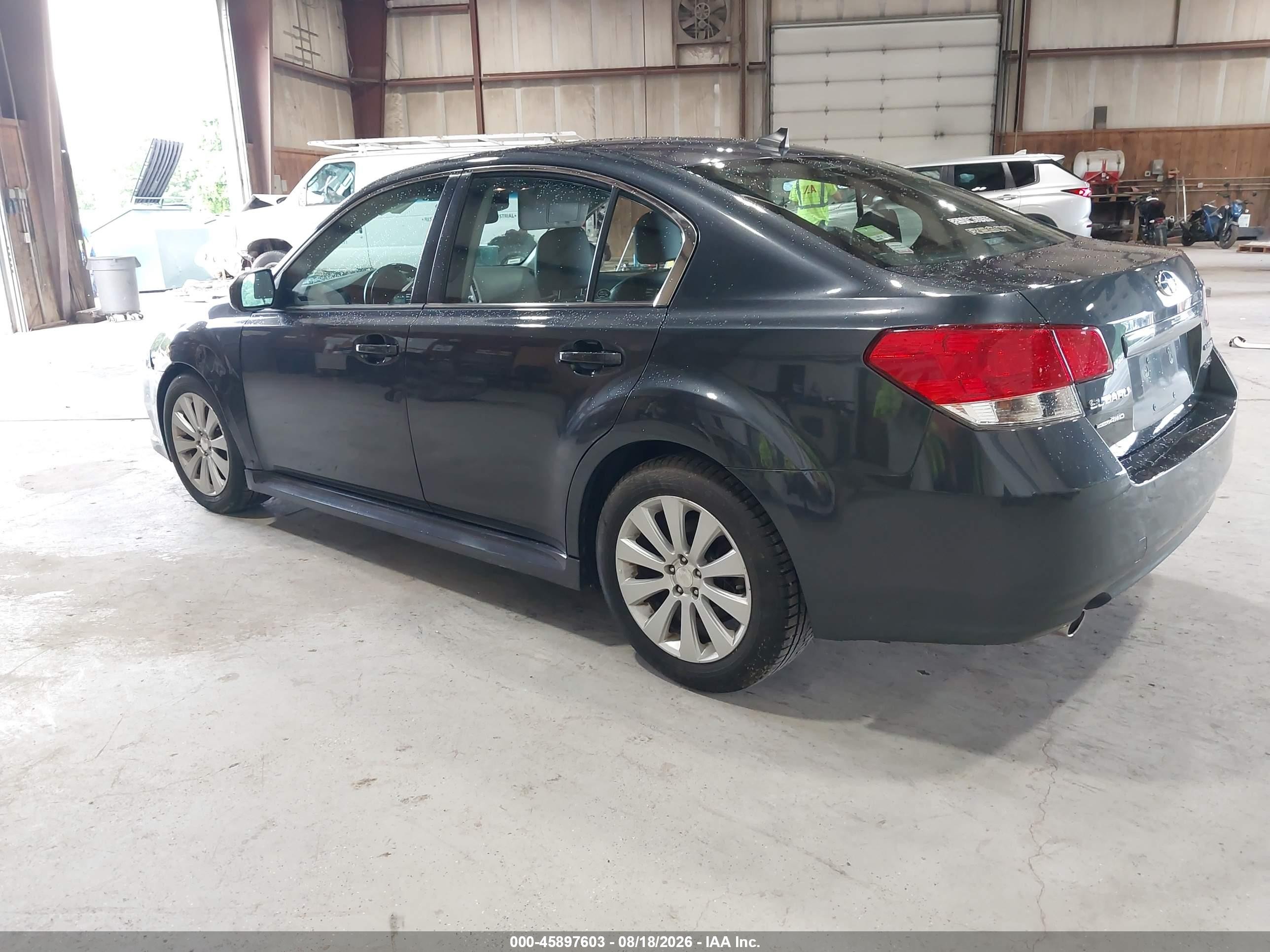 2011 Subaru Legacy 3.6r Limited Gray vin: 4S3BMDK66B2229280