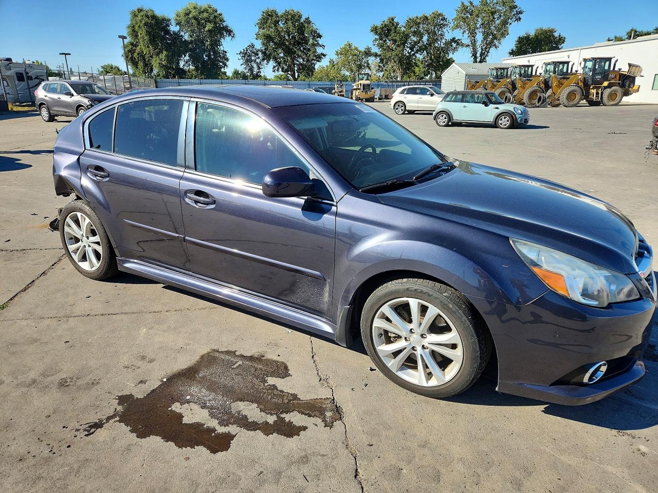 2013 Subaru Legacy 3.6r Limited Gray vin: 4S3BMDK66D2004666