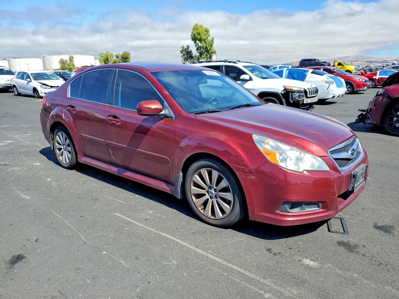 2012 Subaru Legacy 3.6r Limited Burgundy vin: 4S3BMDK6XC2013563