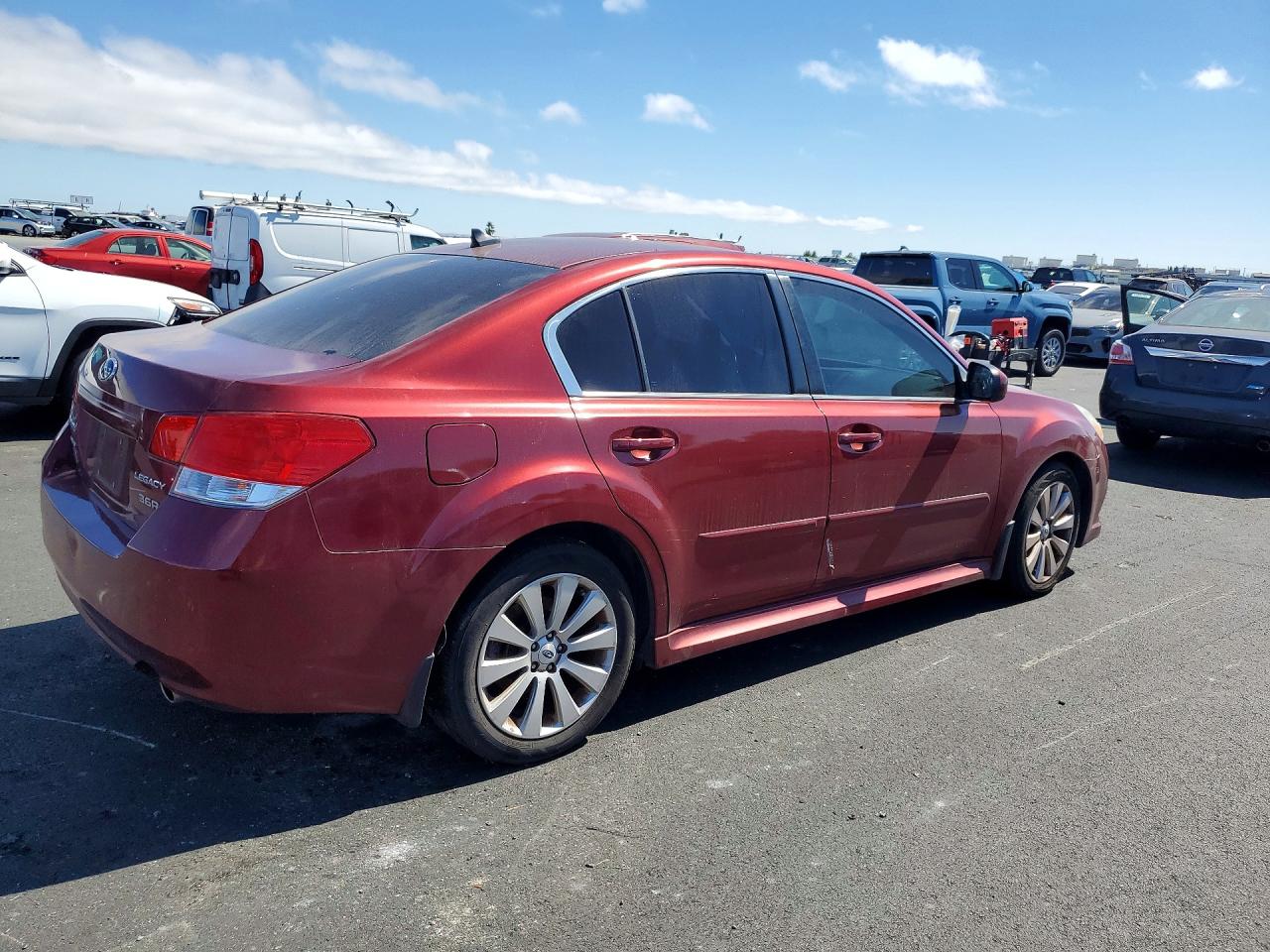 2012 Subaru Legacy 3.6r Limited Burgundy vin: 4S3BMDK6XC2013563