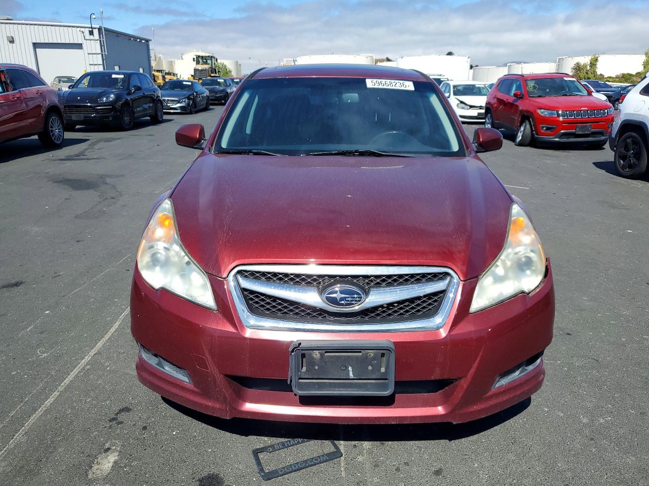 2012 Subaru Legacy 3.6r Limited Burgundy vin: 4S3BMDK6XC2013563