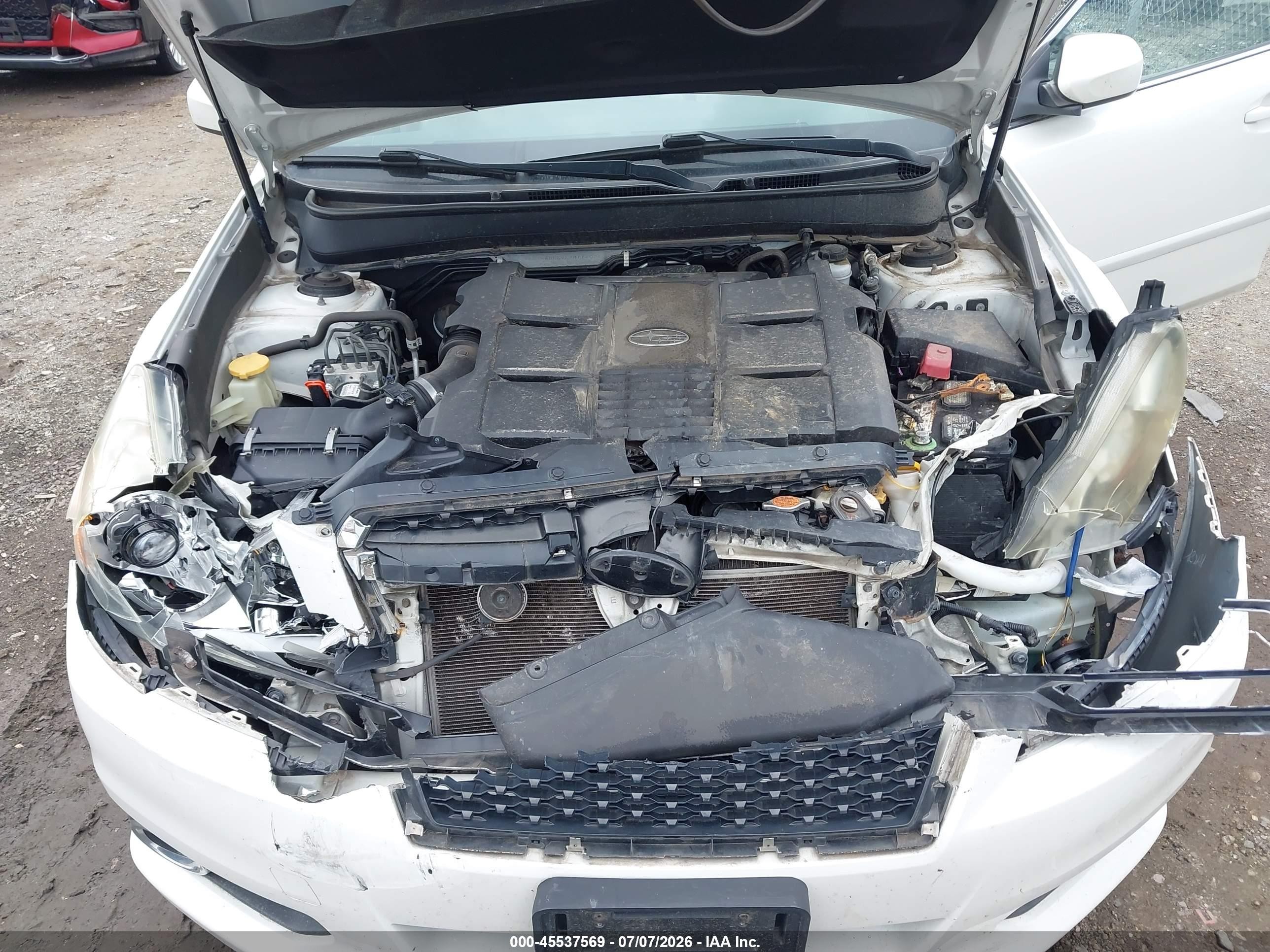 2014 Subaru Legacy 3.6r Limited Белый vin: 4S3BMDL67E2011402