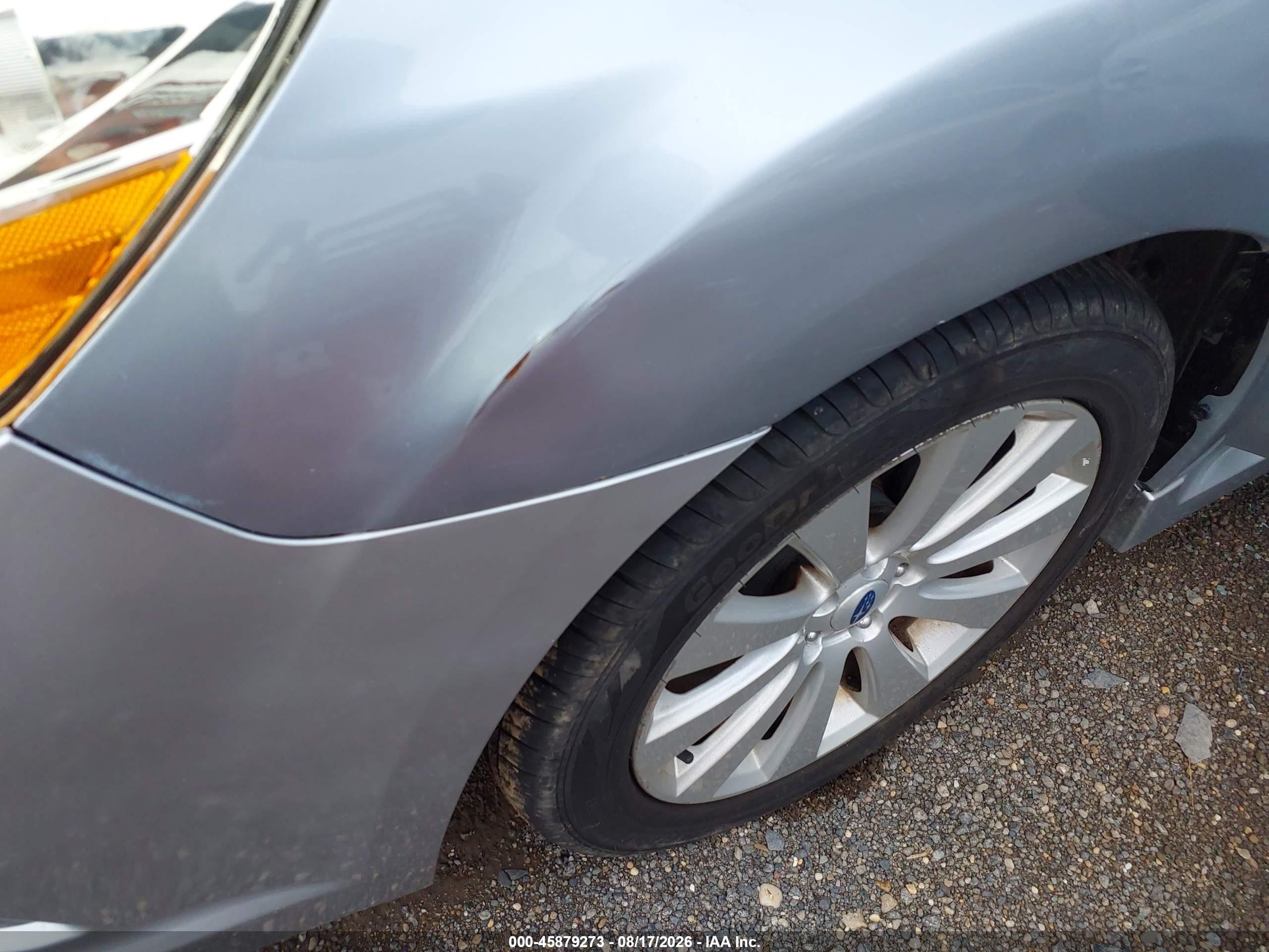 2012 Subaru Legacy 3.6r Limited Серебряный vin: 4S3BMDL68C2018467