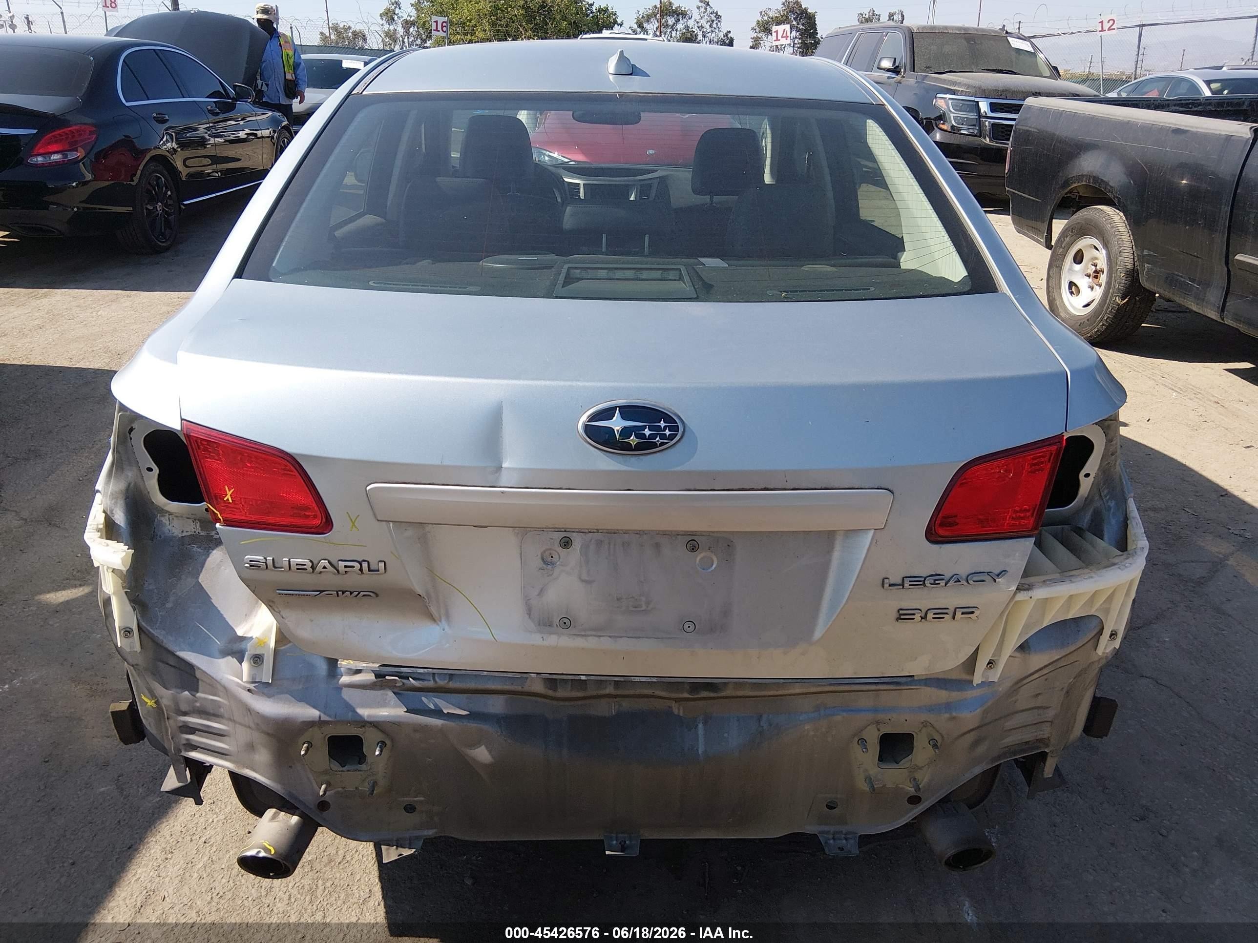 2014 Subaru Legacy 3.6r Limited Light Blue vin: 4S3BMDM68E2002965