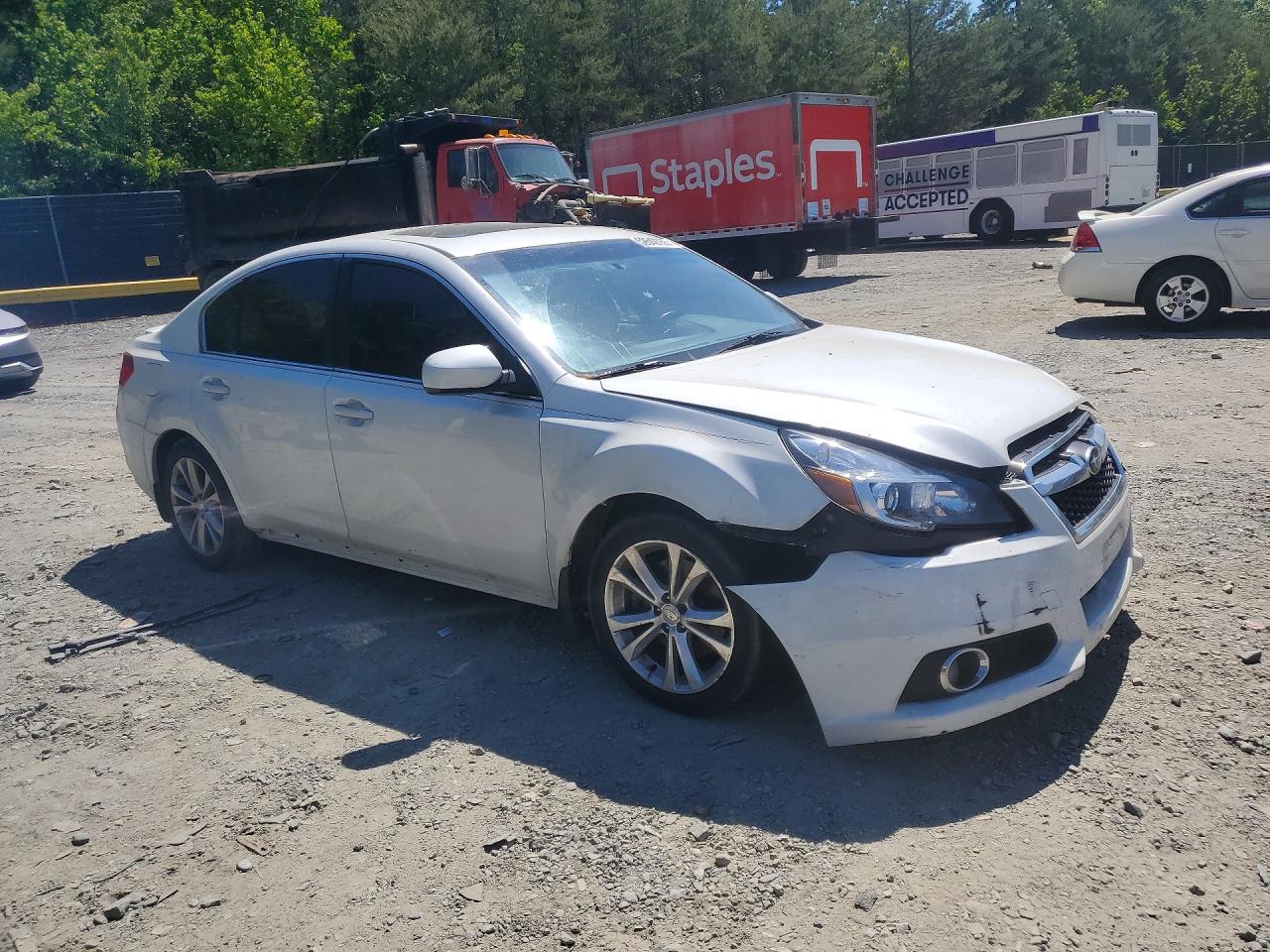 2013 Subaru Legacy 3.6r Limited White vin: 4S3BMDP60D2041110