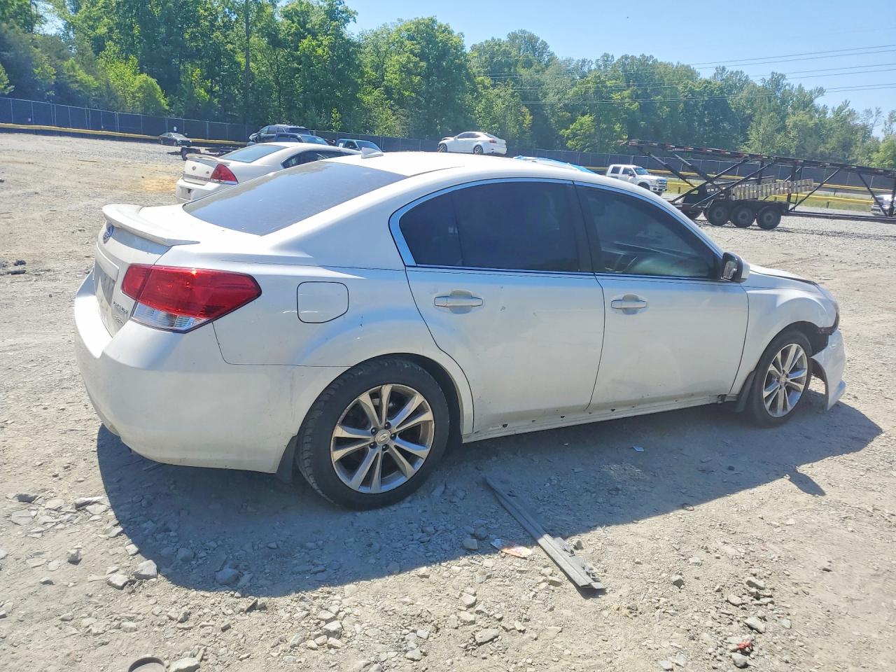 2013 Subaru Legacy 3.6r Limited White vin: 4S3BMDP60D2041110