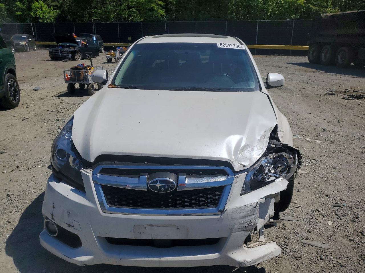 2013 Subaru Legacy 3.6r Limited White vin: 4S3BMDP60D2041110