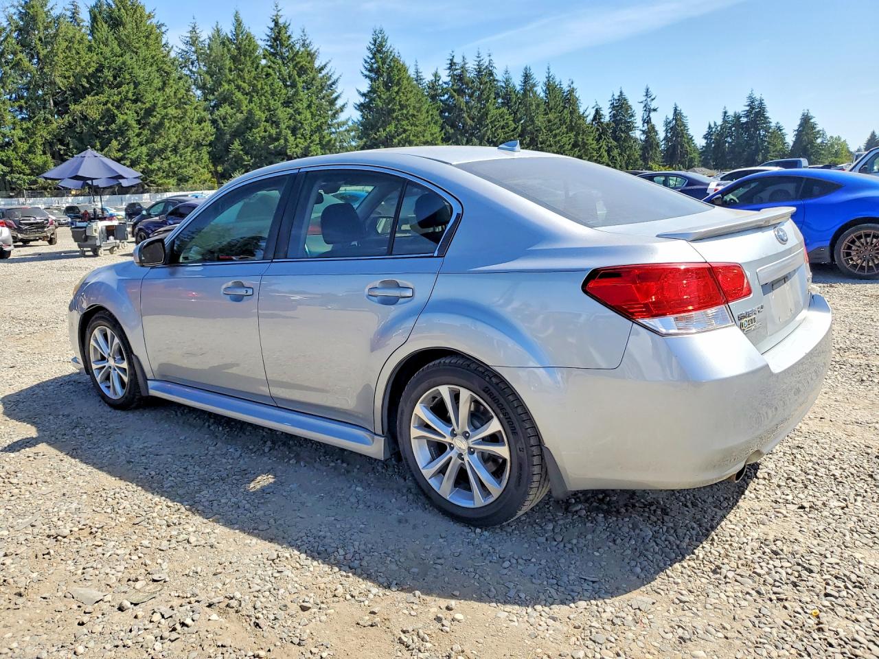 2013 Subaru Legacy 3.6r Limited Silver vin: 4S3BMDP63D2020655