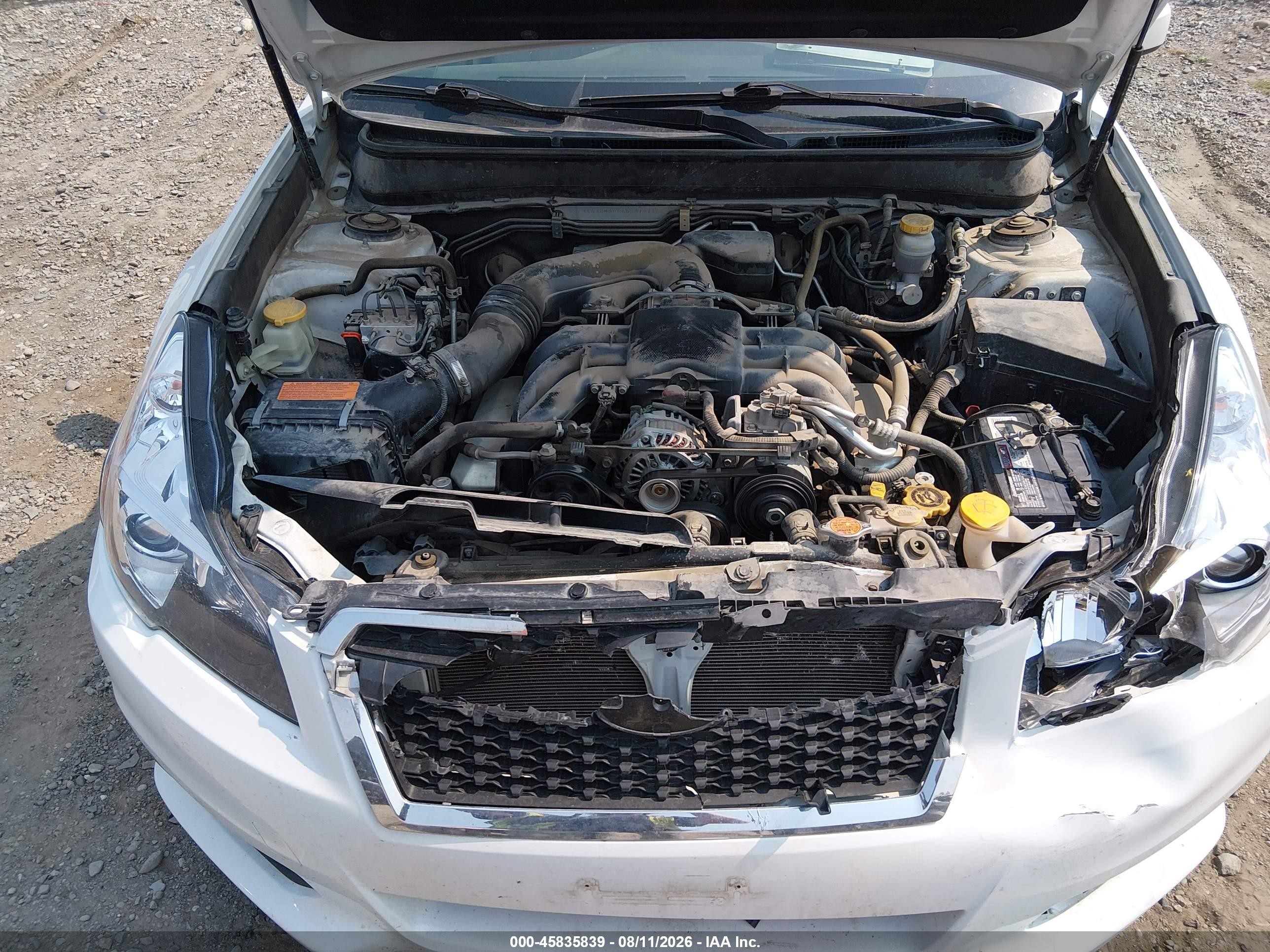 2013 Subaru Legacy 3.6r Limited White vin: 4S3BMDP66D2012145